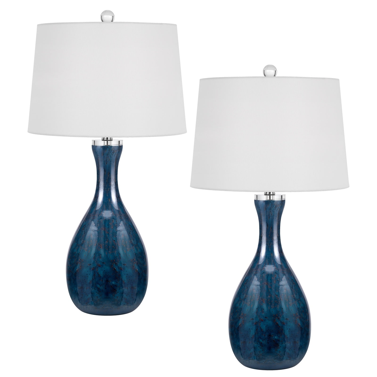 Limburg 28.5 Height Deep Blue Glass Table Lamp - One Size