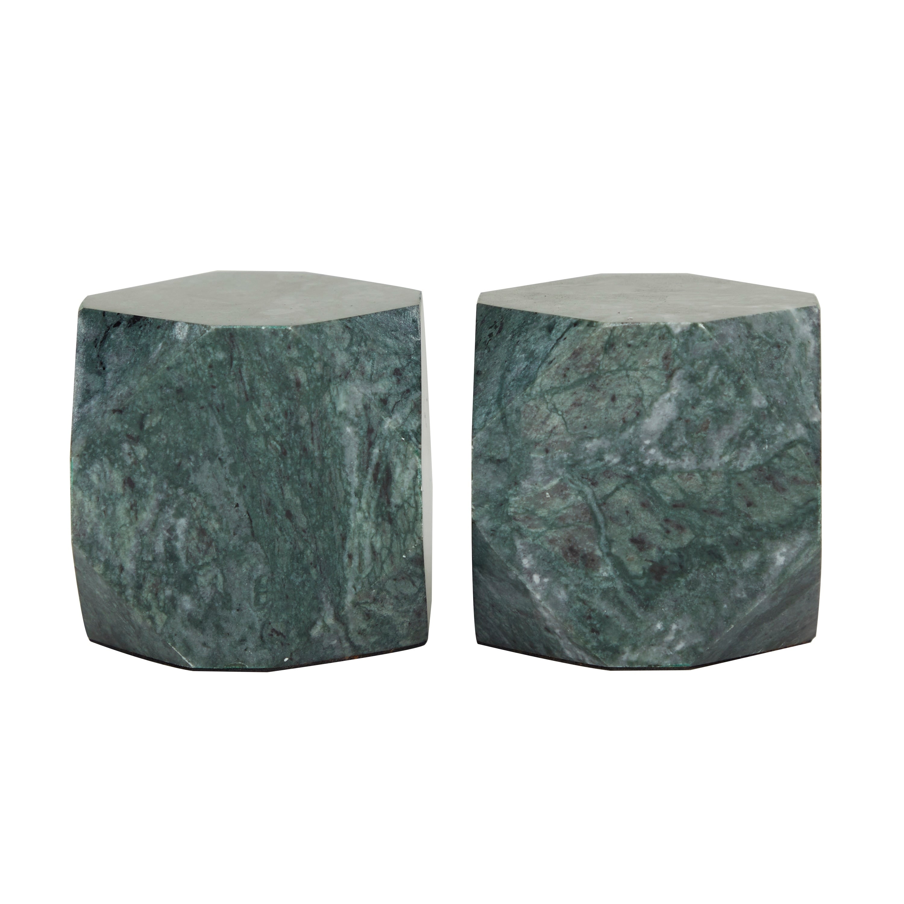 Marble Modern Bookends (Set of 2)