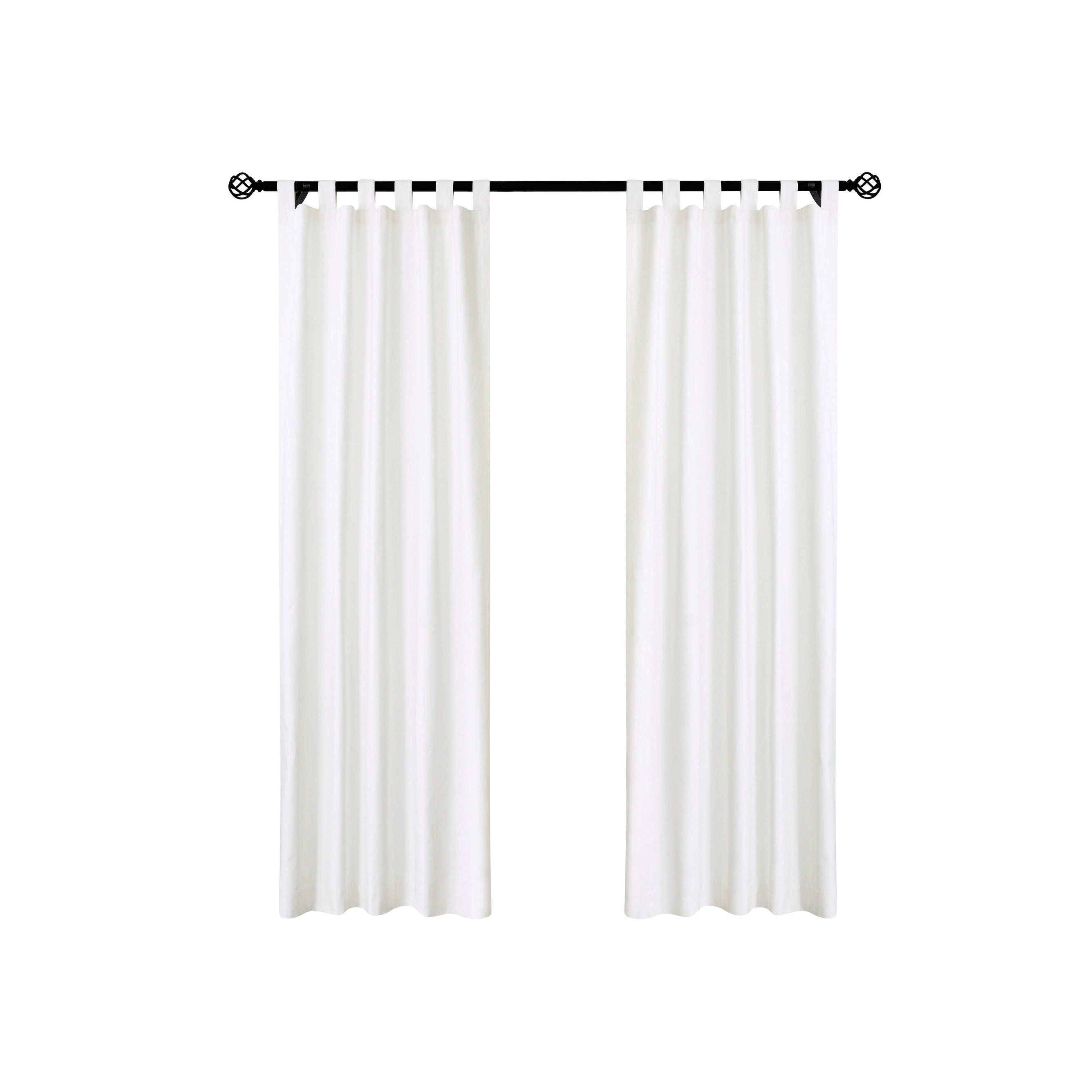 ThermaLogic Weathermate Insulated Cotton Tab Top Curtain Panel - Pair