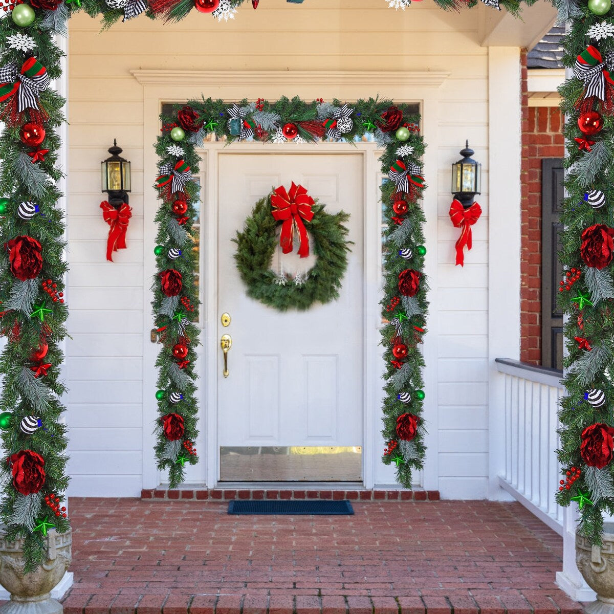 6 FT Christmas Garland with Lights - 6FT