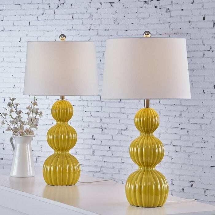 28 Ceramic Table Lamp Set (Set of 2)