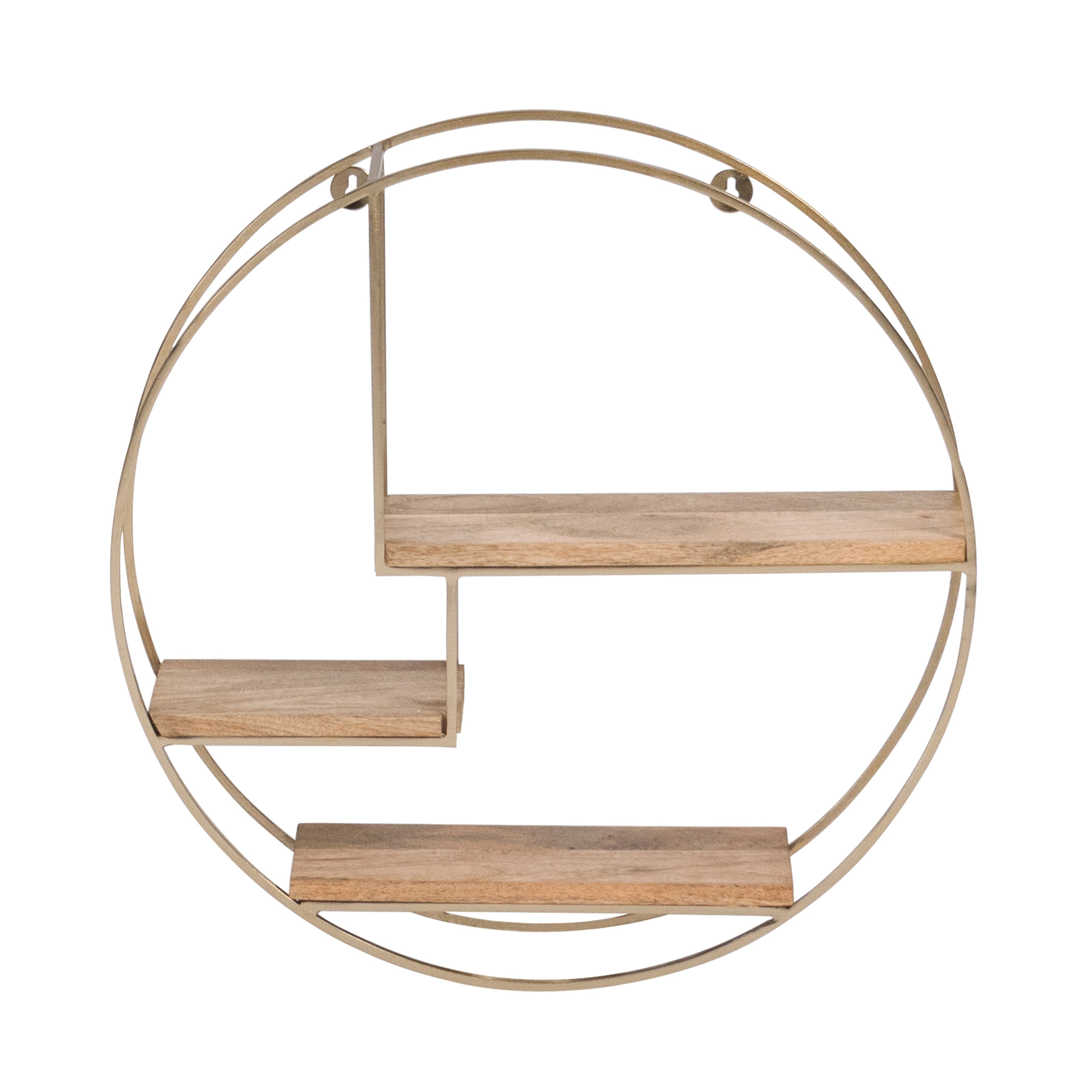 MH London Marly Round Floating Wall Shelf - 19.50 x 19.50 x 4.75