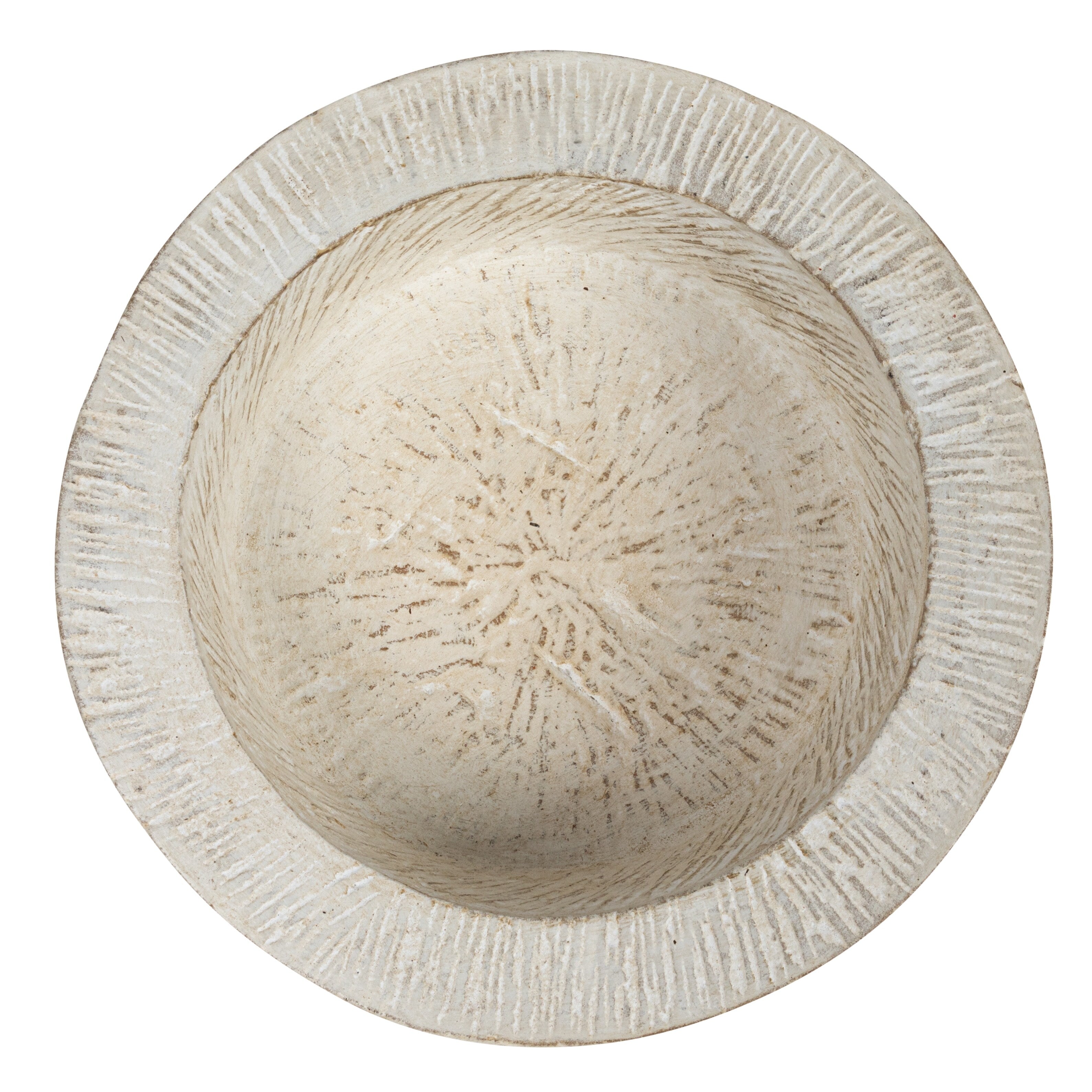 Decorative Vintage Reproduction Stone Bowl - 14.0L x 14.0W x 4.0H