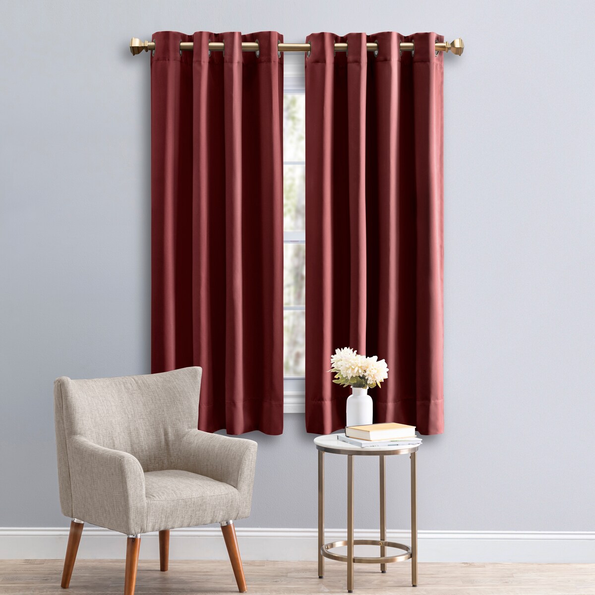 Ultimate Blackout 36-inch Short Length Grommet Curtain Panel - 56w x 36l