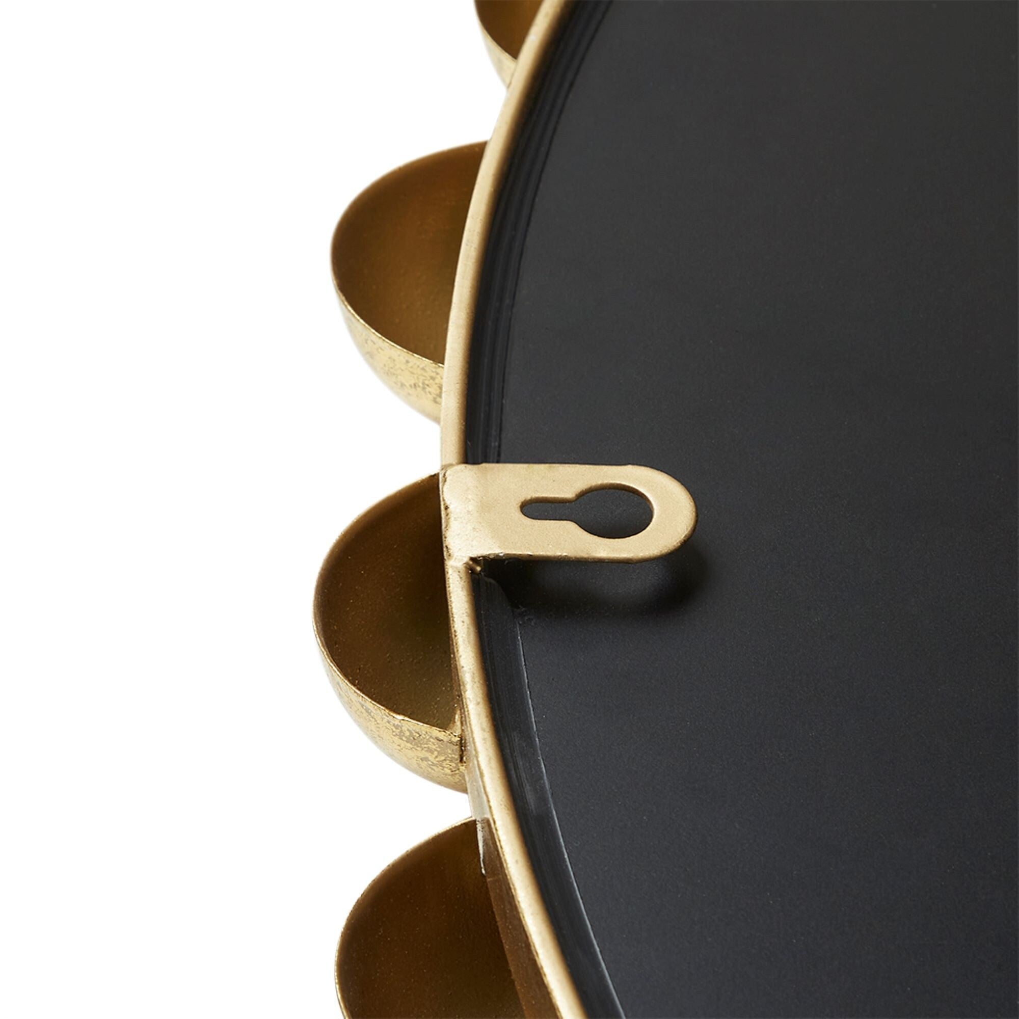 Madison Park Signature Marlowe Beaded Round Wall Mirror
