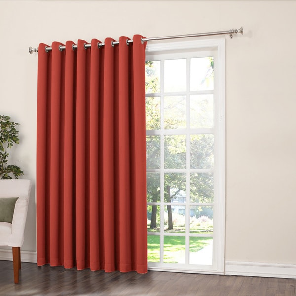 Porch & Den Nantahala Rod Pocket Room Darkening Patio Door Single Curtain Panel, Single Panel