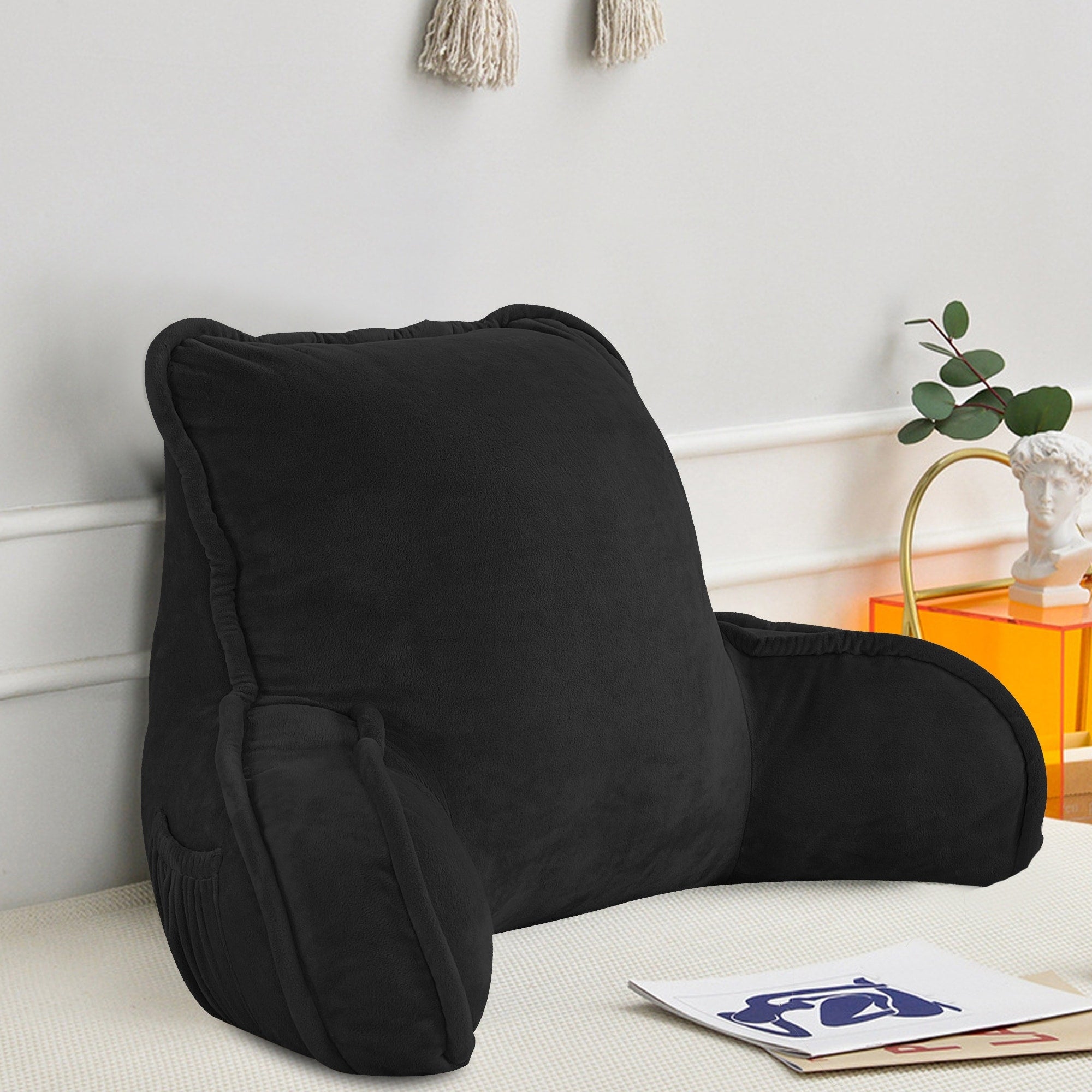 Super soft Lounger Need Assembly Bedrest Reading Pillow