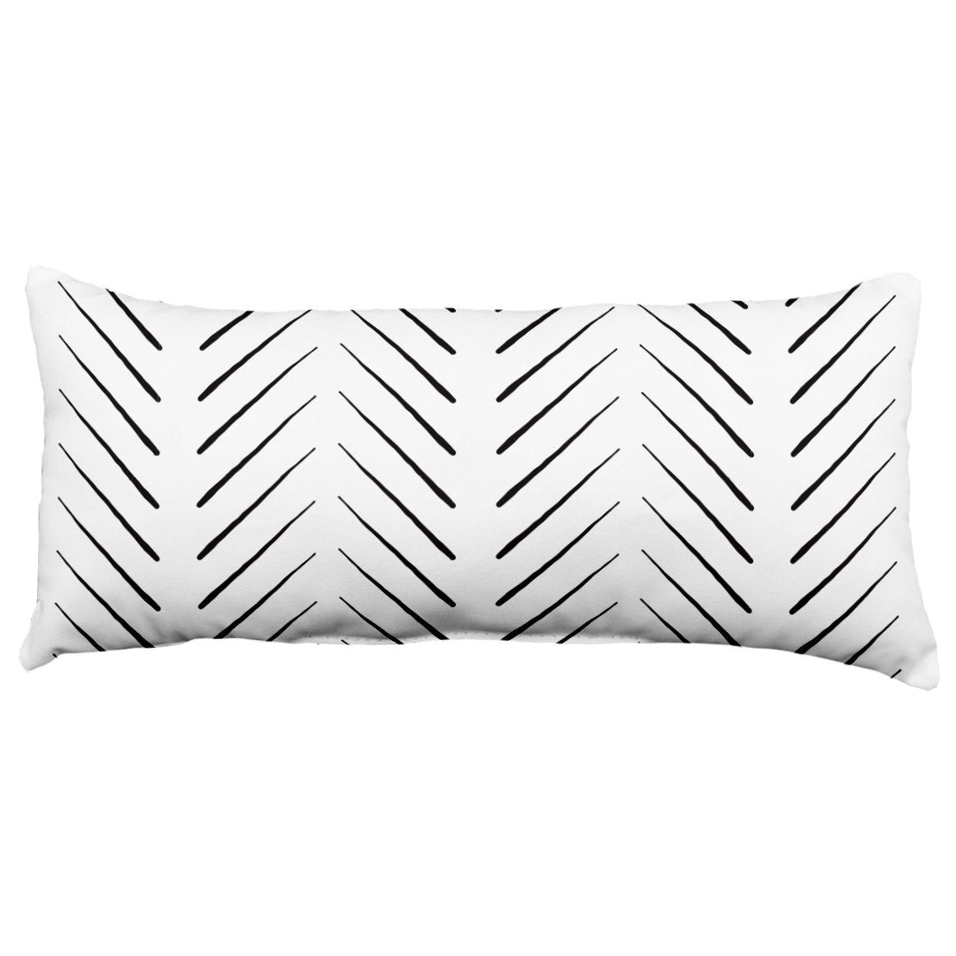 Chevron Columns Double Sided Pillow