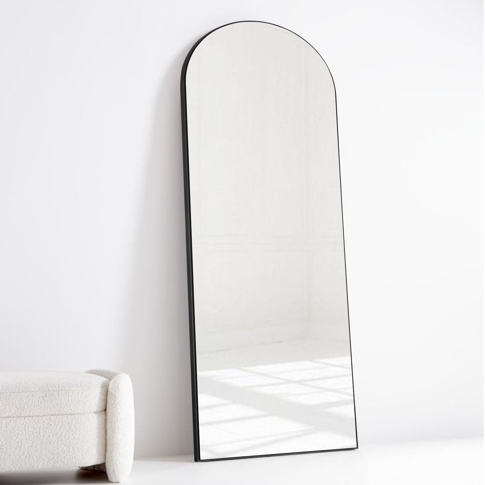 Lumioca Arched Full Length Standing Floor/ Wall Mirror