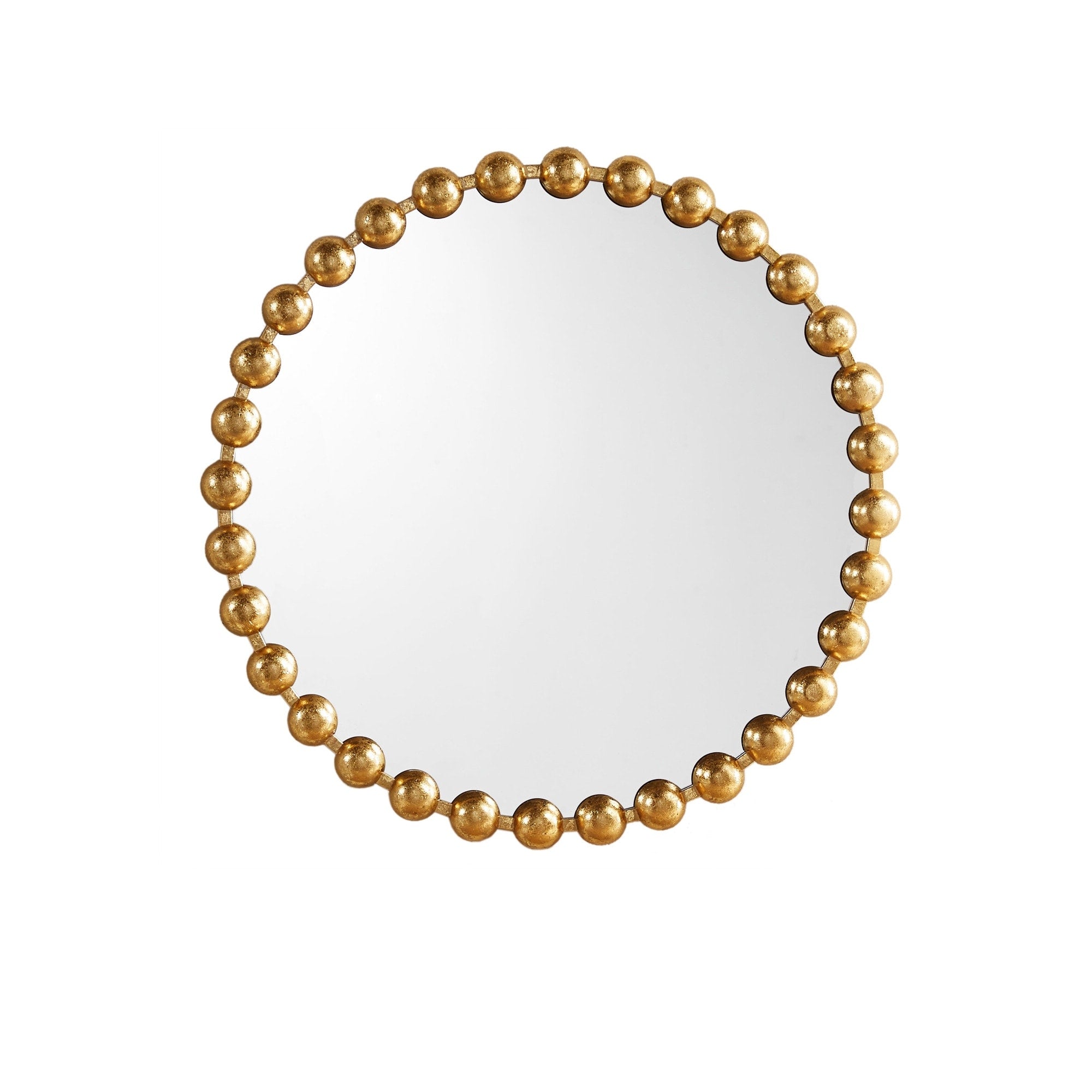 Madison Park Signature Marlowe Beaded Round Wall Mirror