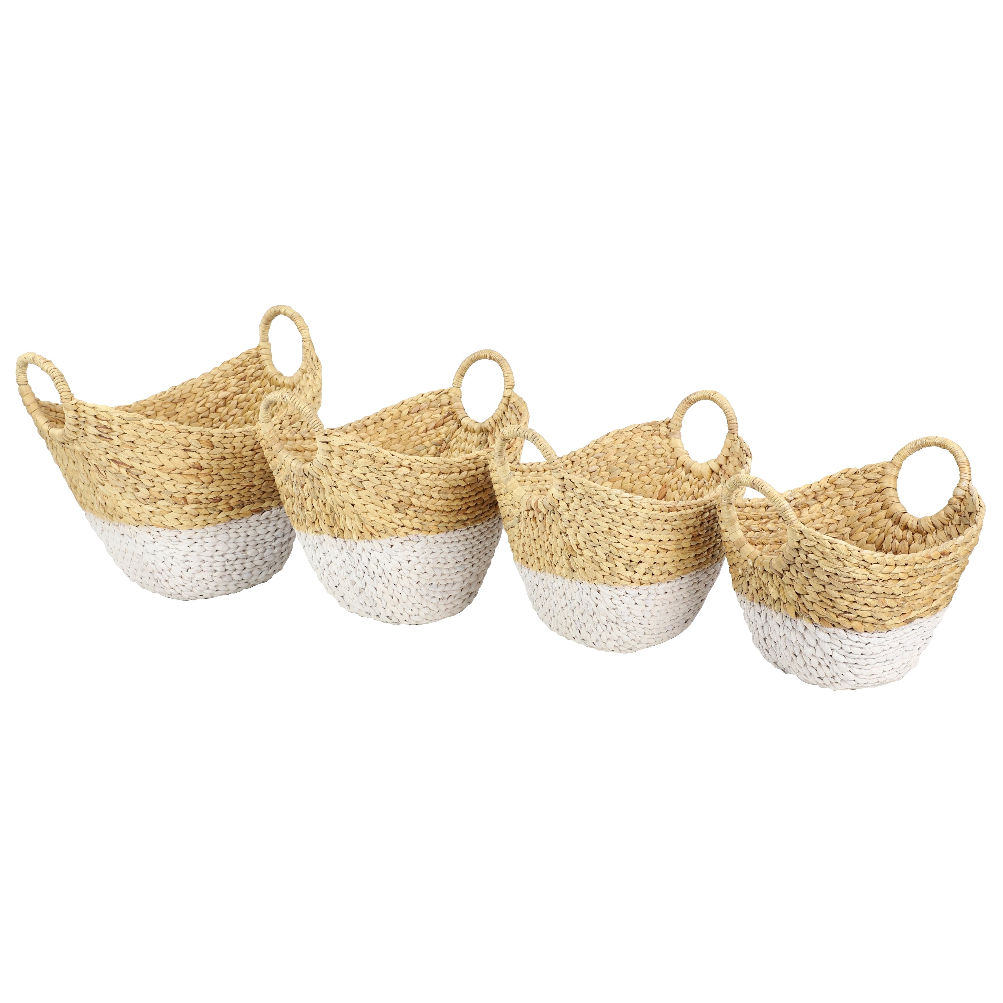 CosmoLiving by Cosmopolitan Brown Sea Grass Storage Basket (Set of 4)