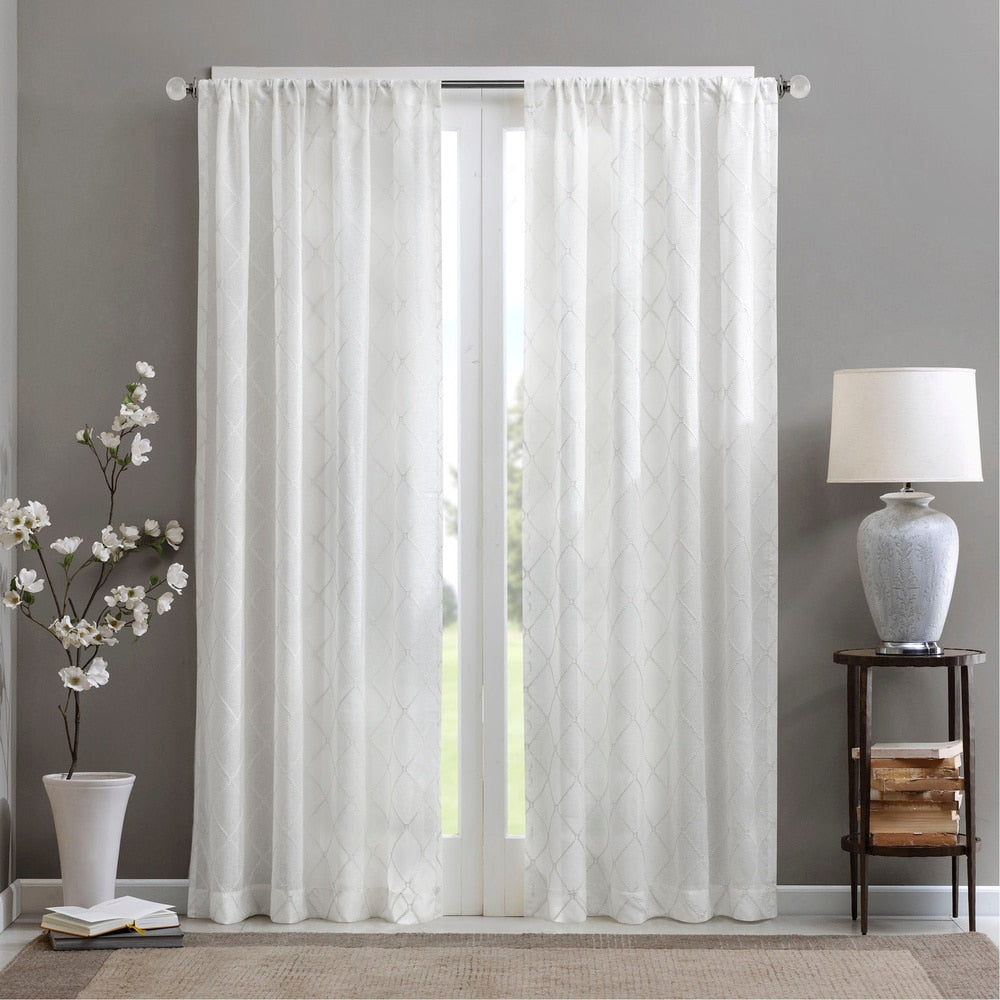 Diamond Sheer Curtains