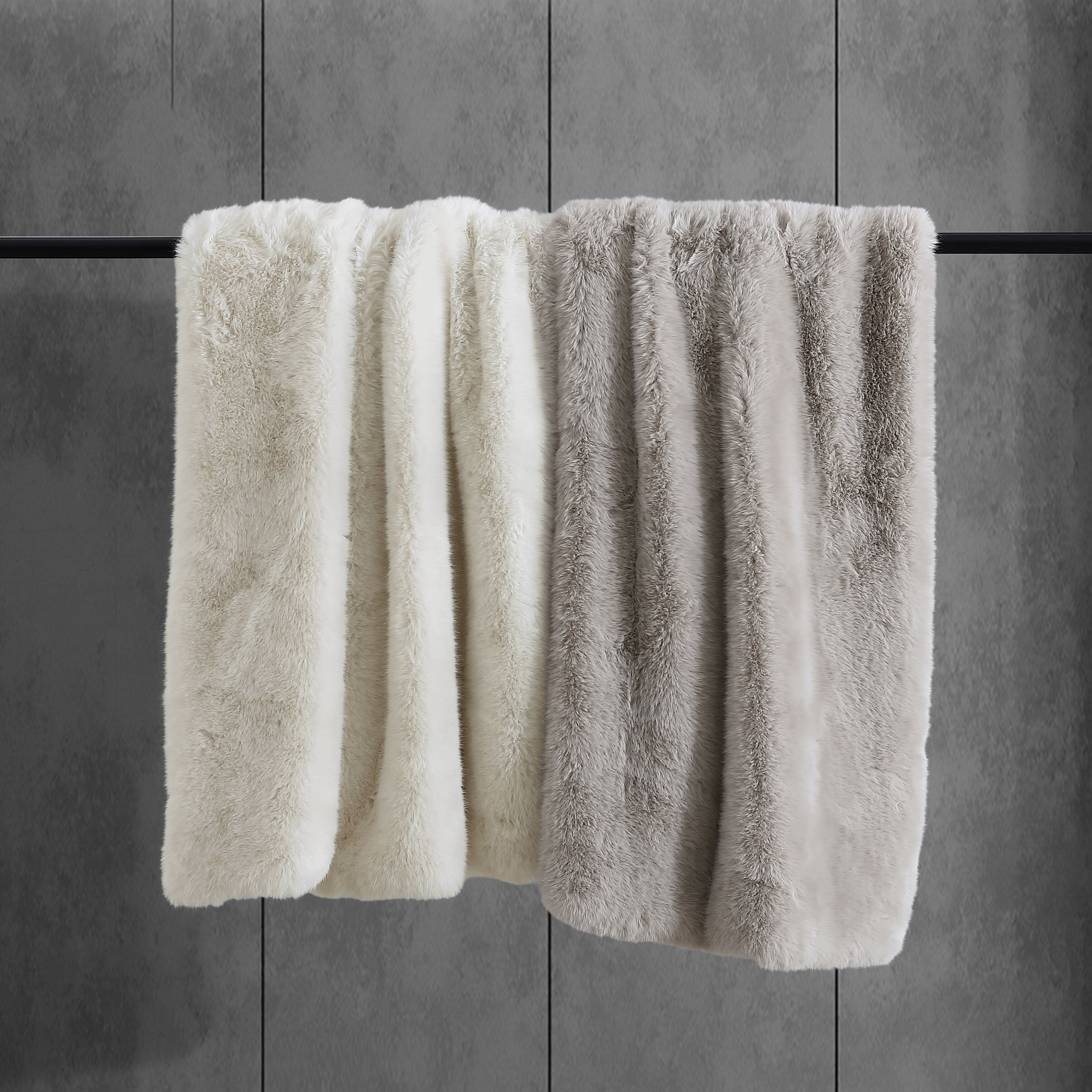 Vera Wang Long Pile Luxury 50 X 60 Throw Blanket