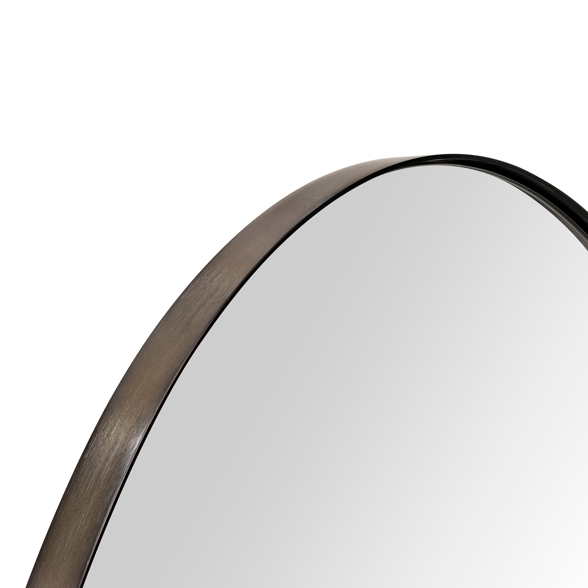 TEHOME Javell Oval Metal Wall Mirror