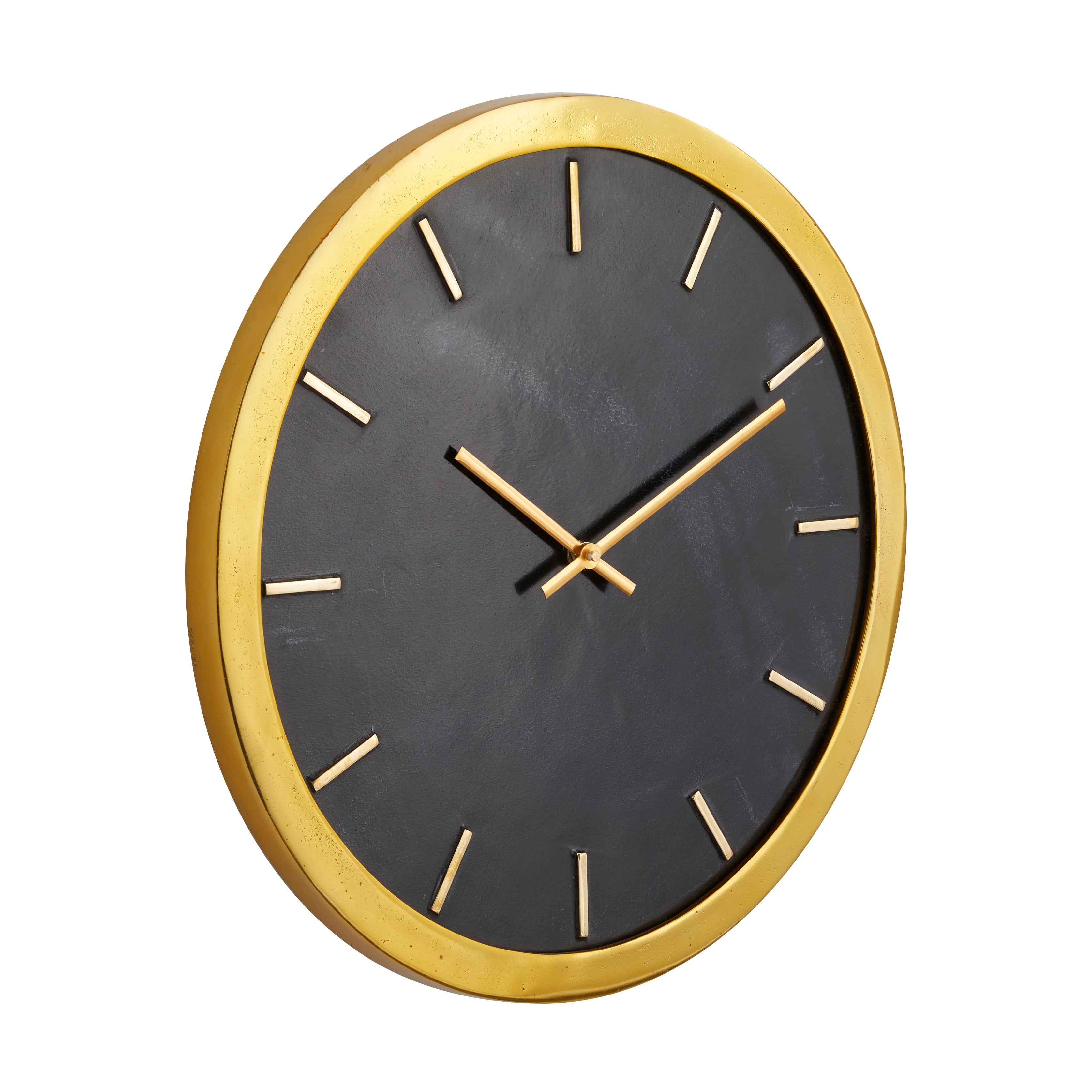 CosmoLiving by Cosmopolitan Marble Glam Wall Clock