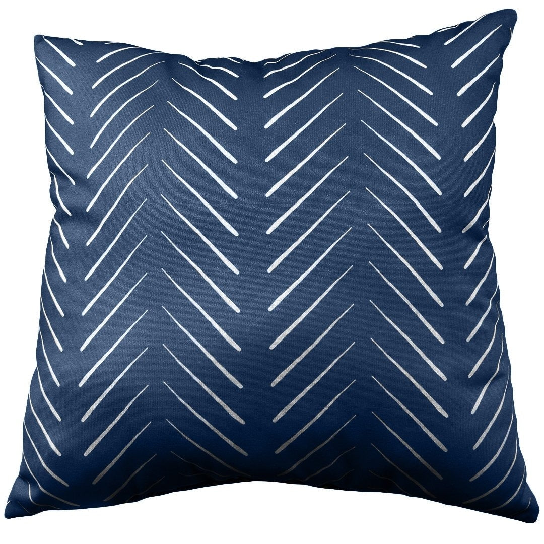 Chevron Columns Double Sided Pillow