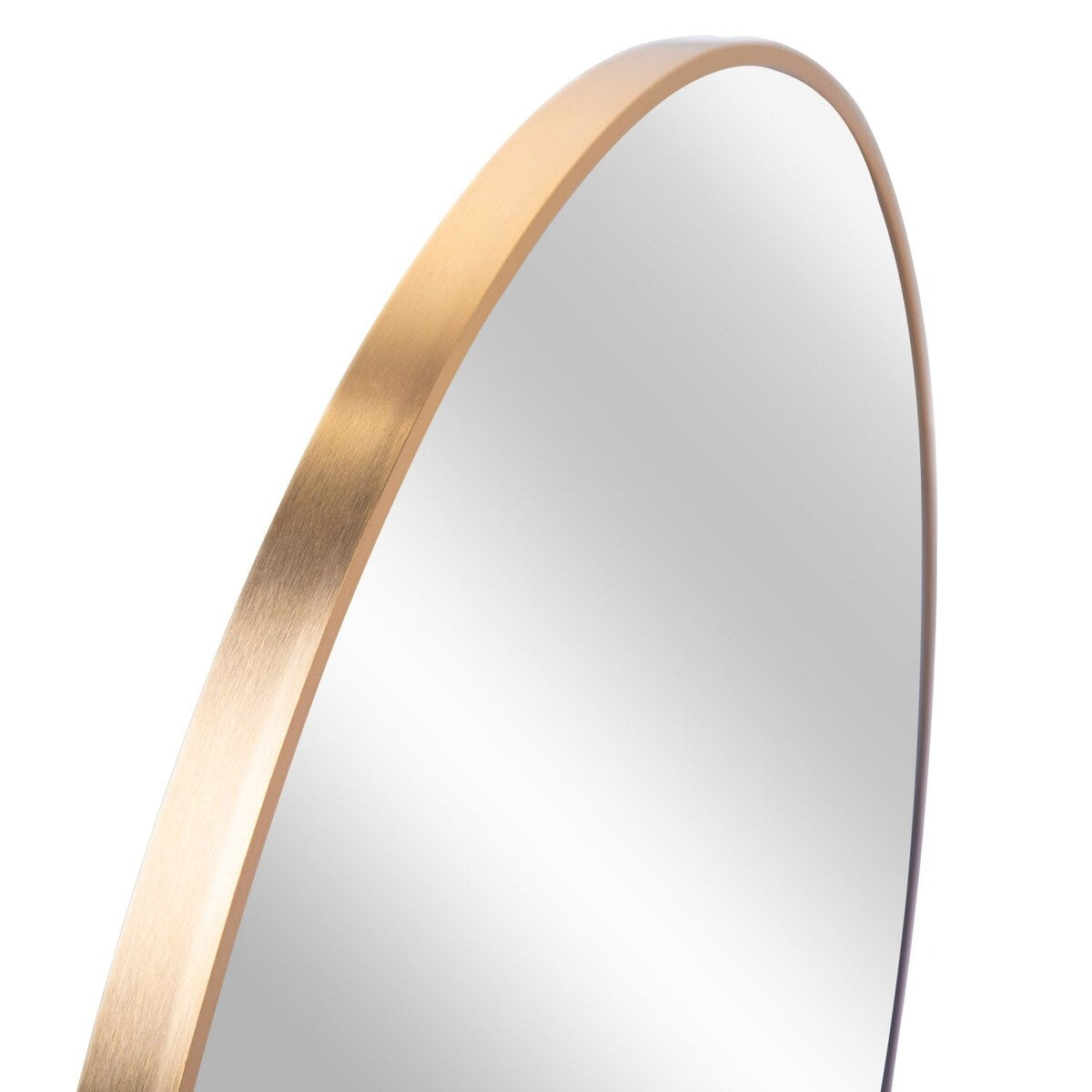 16 in. W x 16 in. H Gold Metal Framed Round Wall Mirror for Bedroom, Bathroom, Living Room