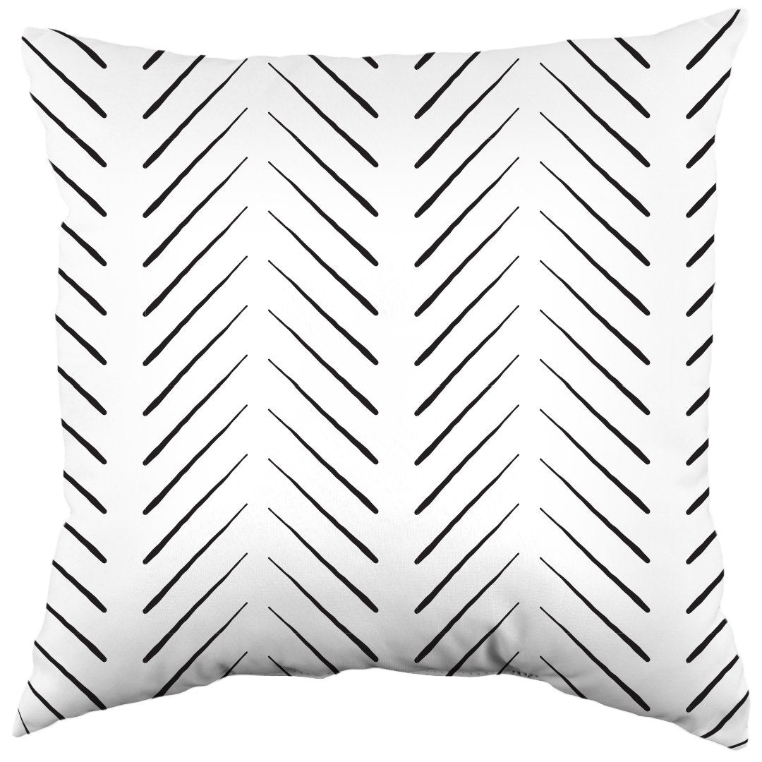 Chevron Columns Double Sided Pillow