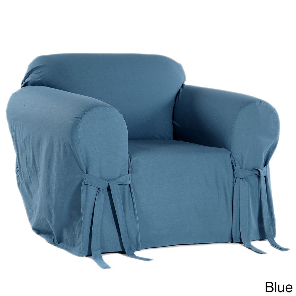 Classic Slipcovers Cotton Duck Chair Slipcover