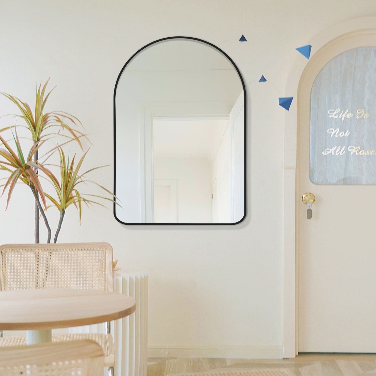 Modern Arch Bathroom Wall-mounted Mirror Vanity Mirror