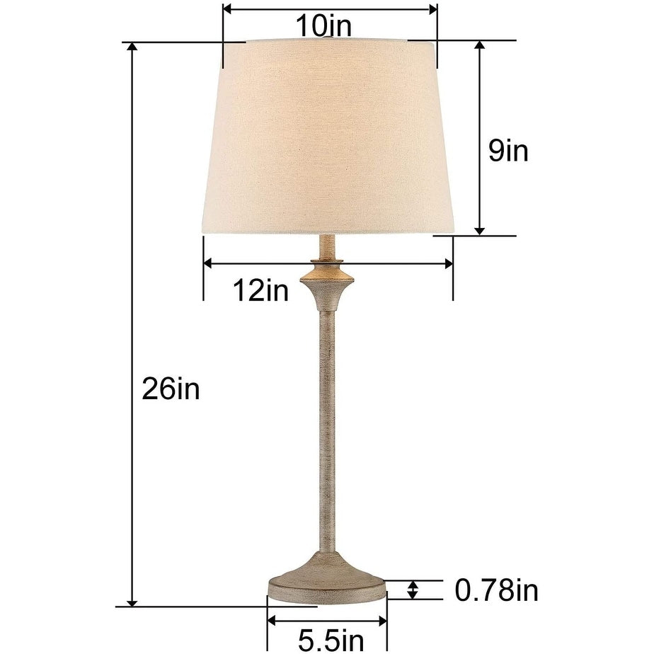 26 Buffet Table Lamp Set (Set of 2)