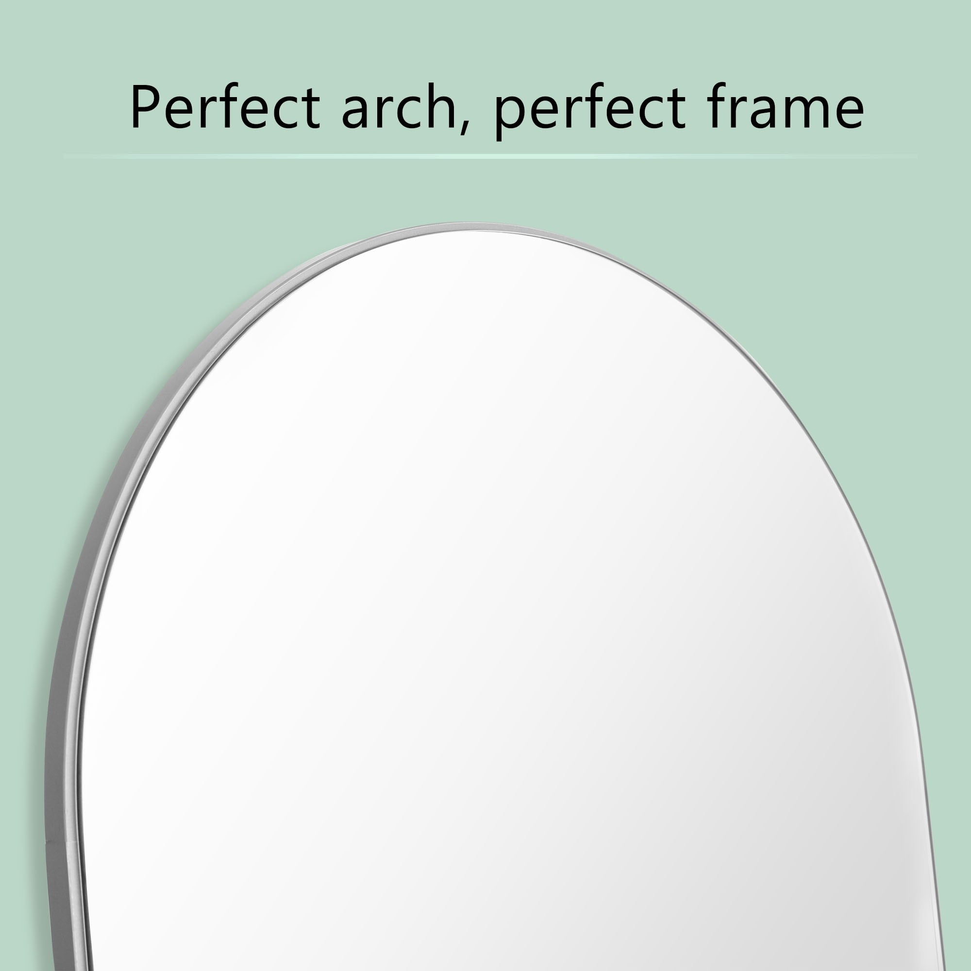 Lumioca Arched Full Length Standing Floor/ Wall Mirror