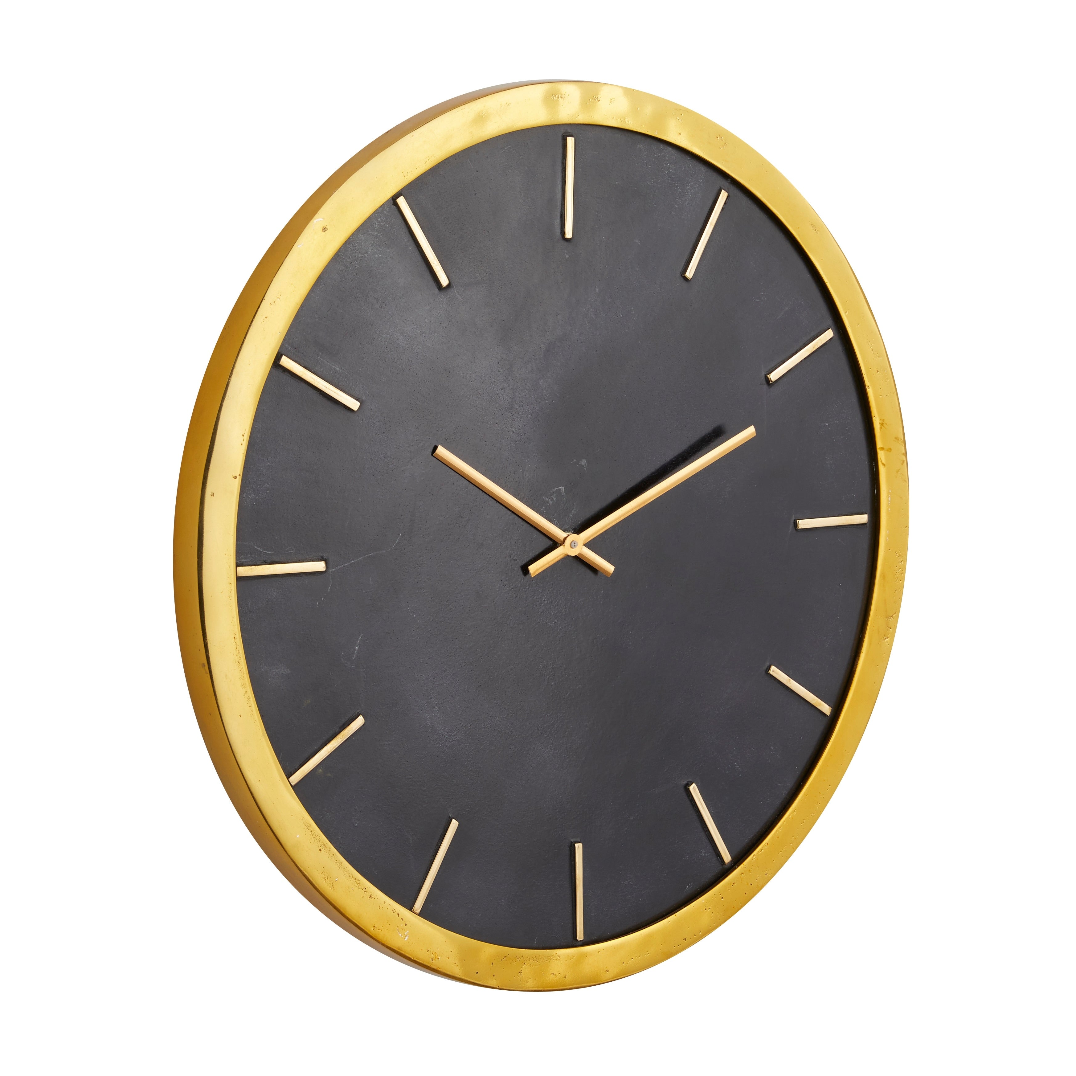 CosmoLiving by Cosmopolitan Marble Glam Wall Clock