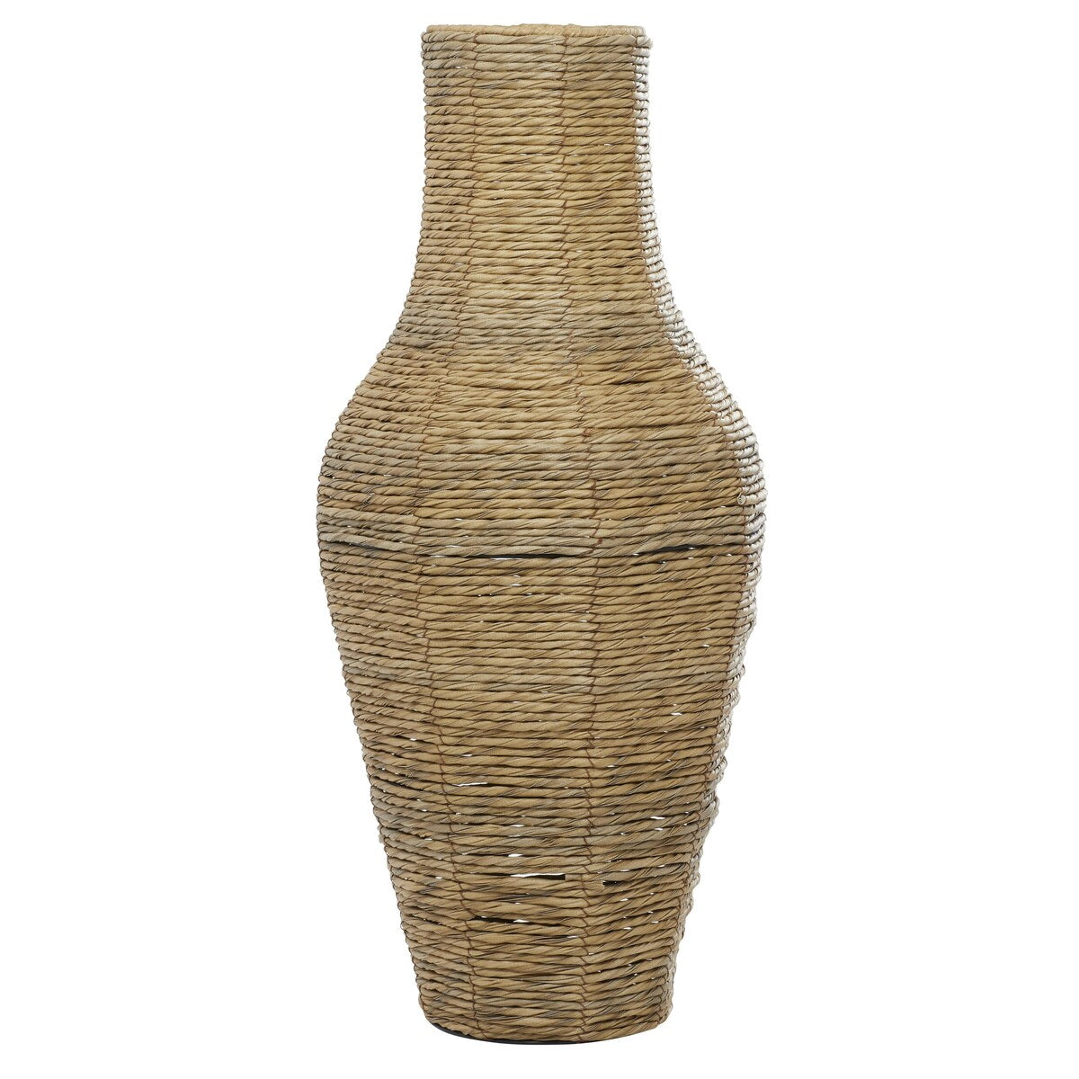 Faux Seagrass Handmade Tall Woven Floor Decorative Vase - Brown - Roche River Decor