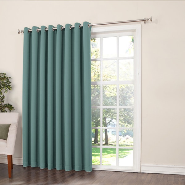 Porch & Den Nantahala Rod Pocket Room Darkening Patio Door Single Curtain Panel, Single Panel