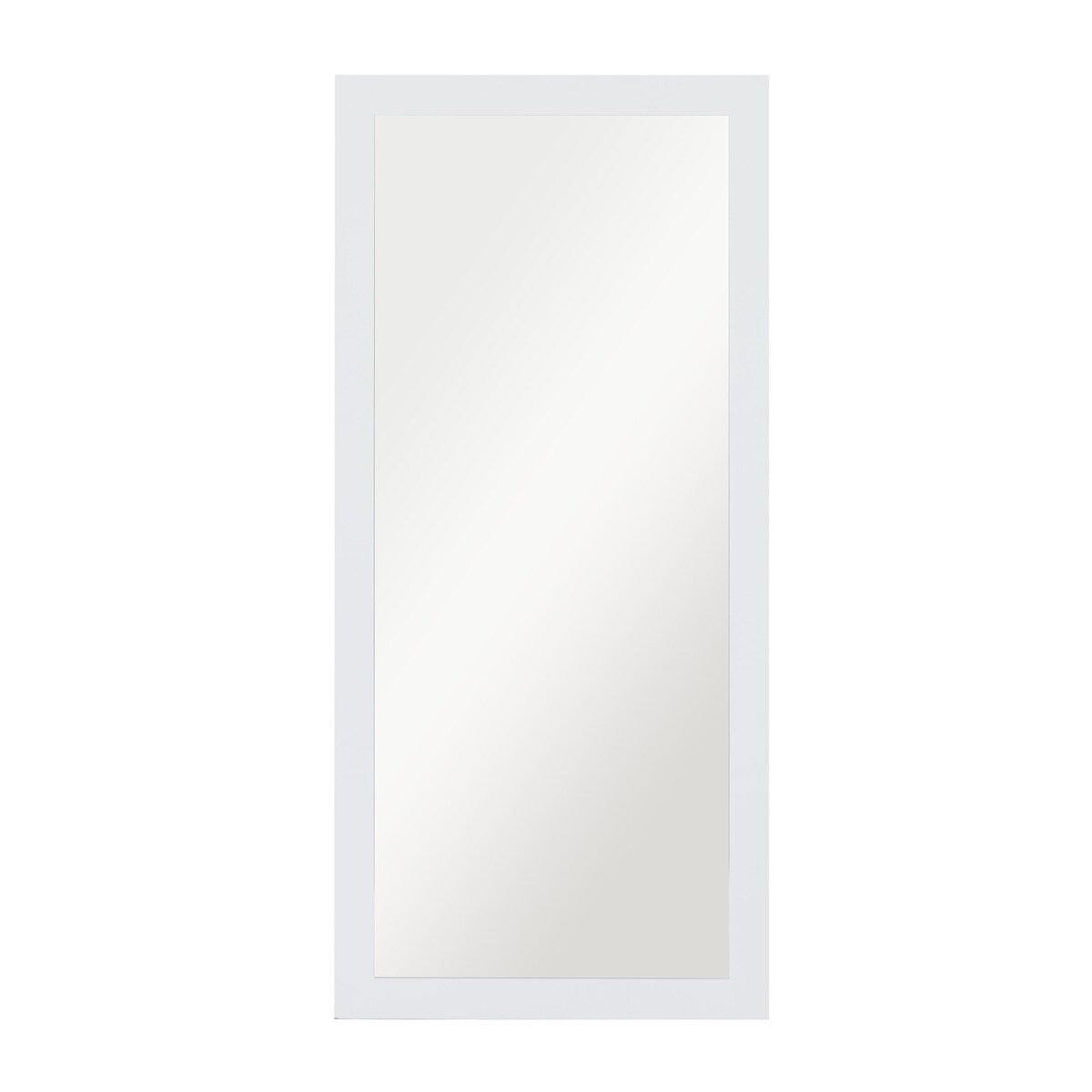 Wooden Rectangular Minimalistic Room Wall Mirror - White or Black - Roche River Decor