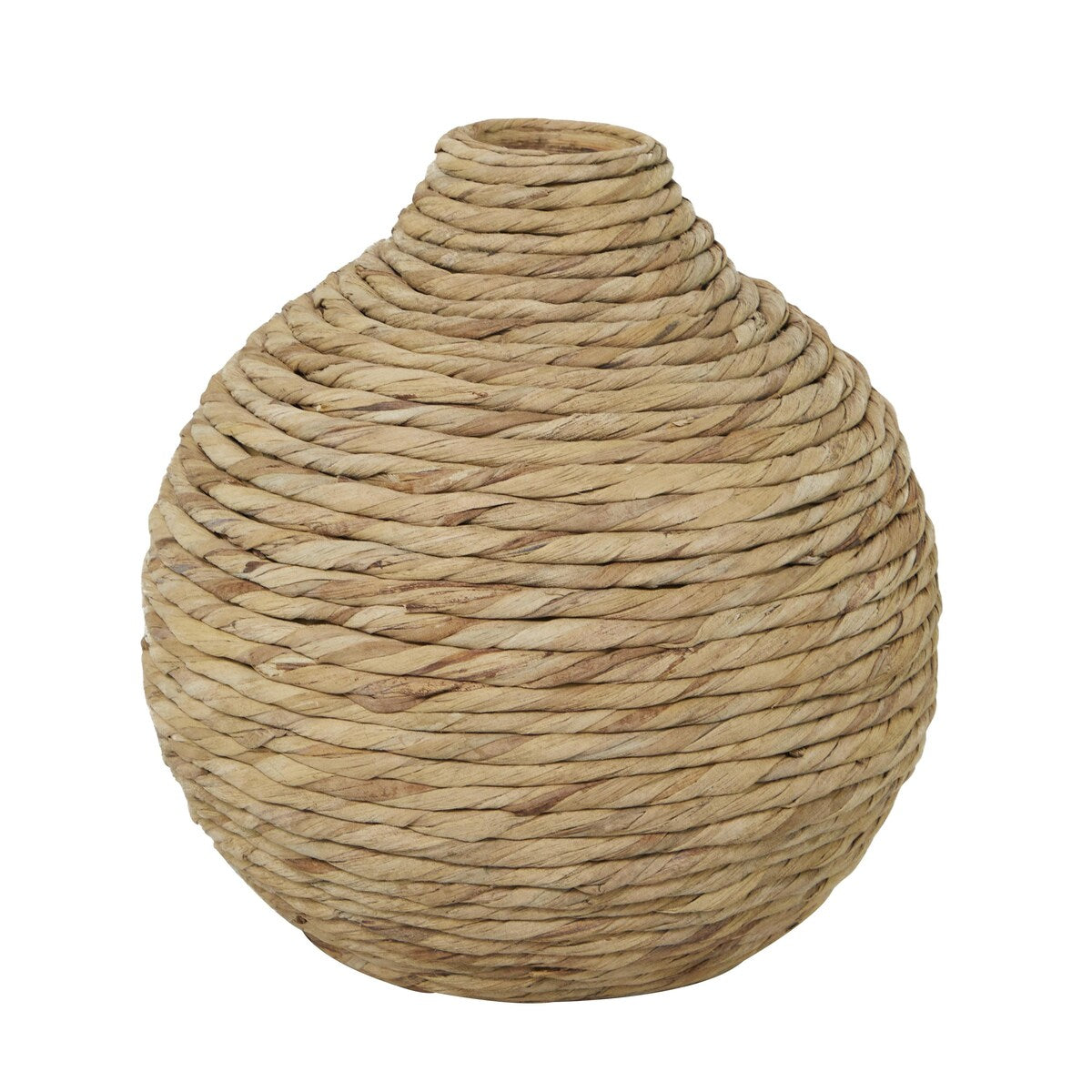 Seagrass Handmade Woven Decorative Vase - Brown - The Novogratz