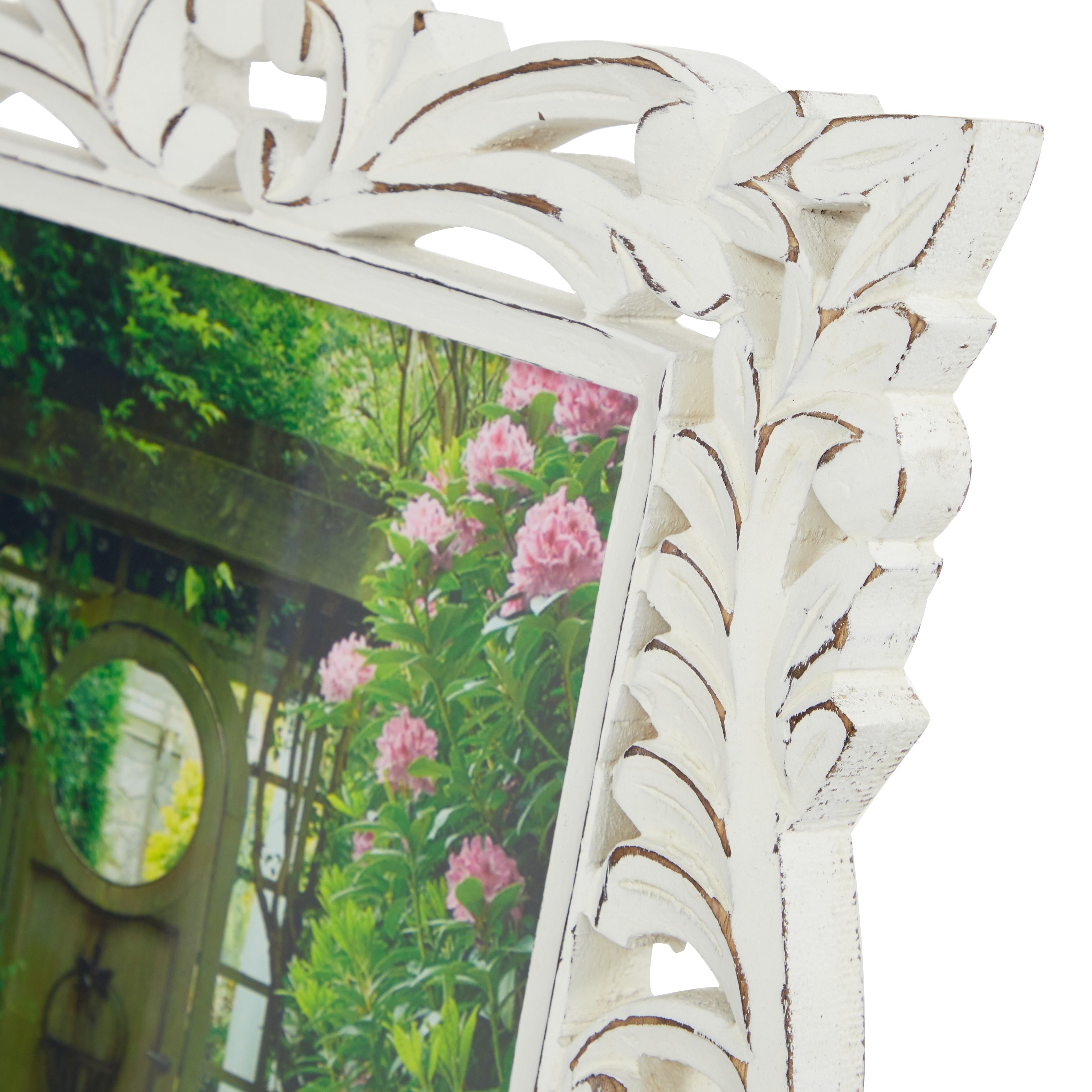 White Wood Farmhouse Photo Frame Standard