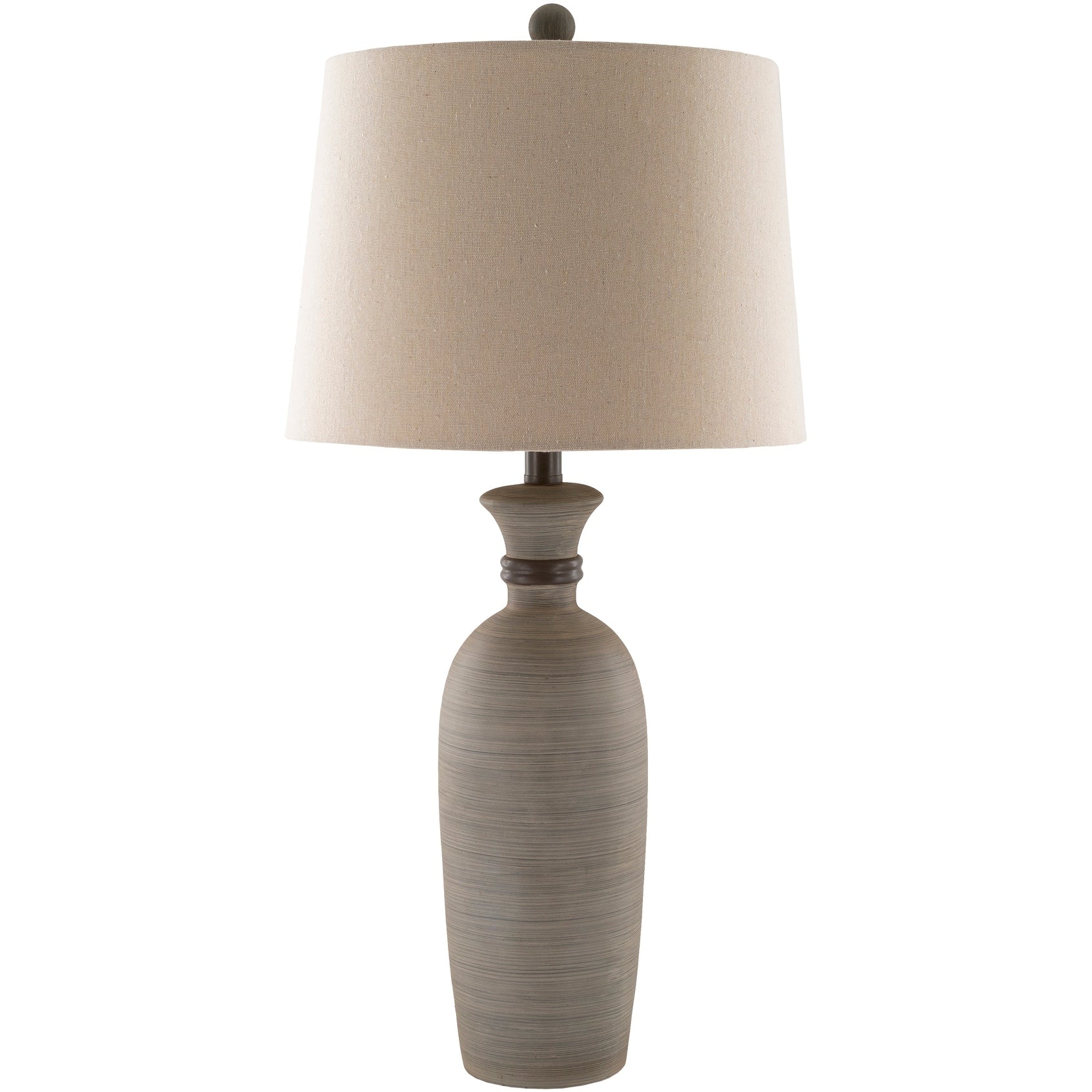 Livabliss Corrine Classic Grey Table Lamp