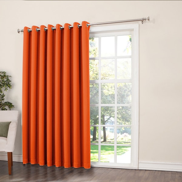 Porch & Den Nantahala Rod Pocket Room Darkening Patio Door Single Curtain Panel, Single Panel