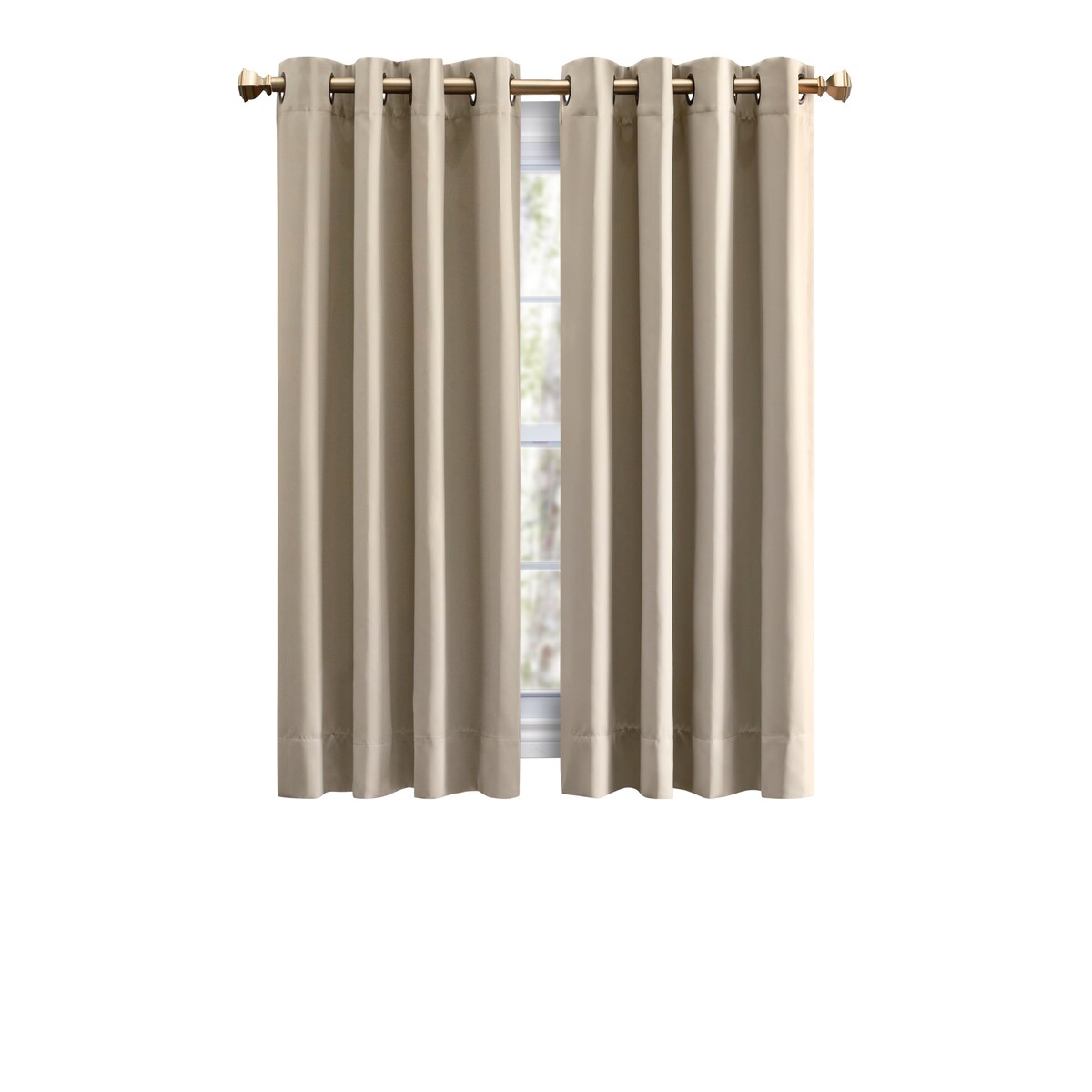 Ultimate Blackout 36-inch Short Length Grommet Curtain Panel - 56w x 36l