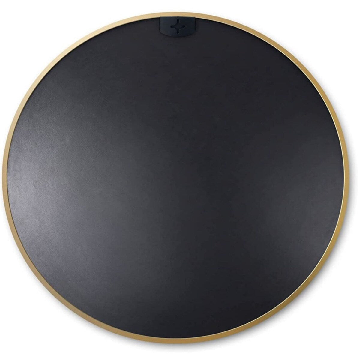 16 in. W x 16 in. H Gold Metal Framed Round Wall Mirror for Bedroom, Bathroom, Living Room