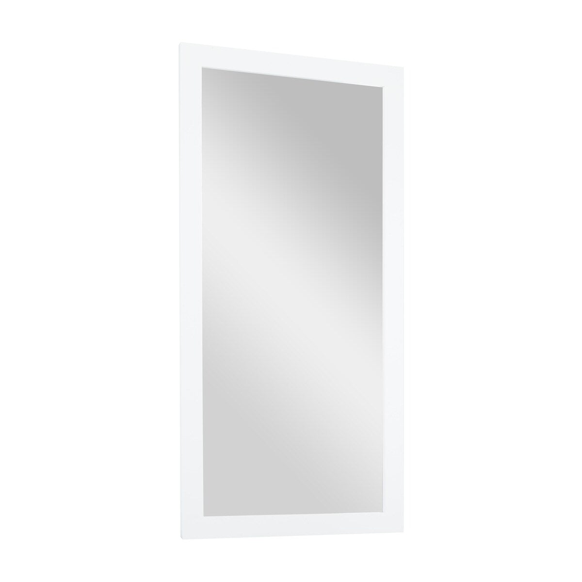 Wooden Rectangular Minimalistic Room Wall Mirror - White or Black - Roche River Decor