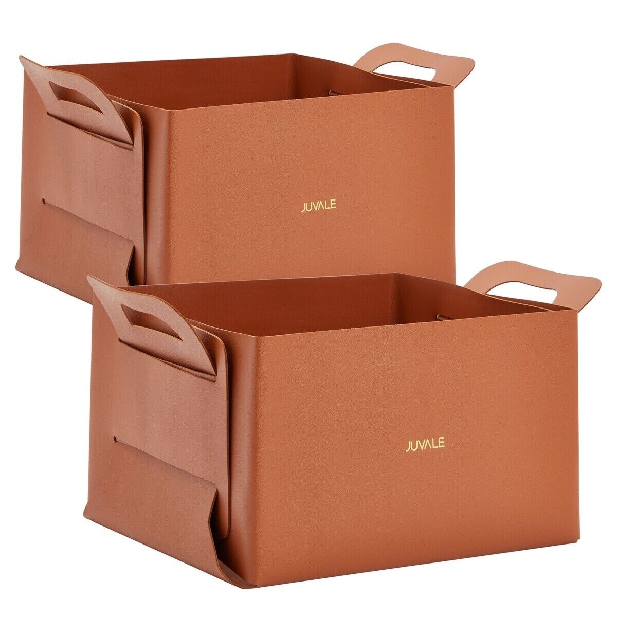 2Pcs Collapsible Storage Bins for Shelves