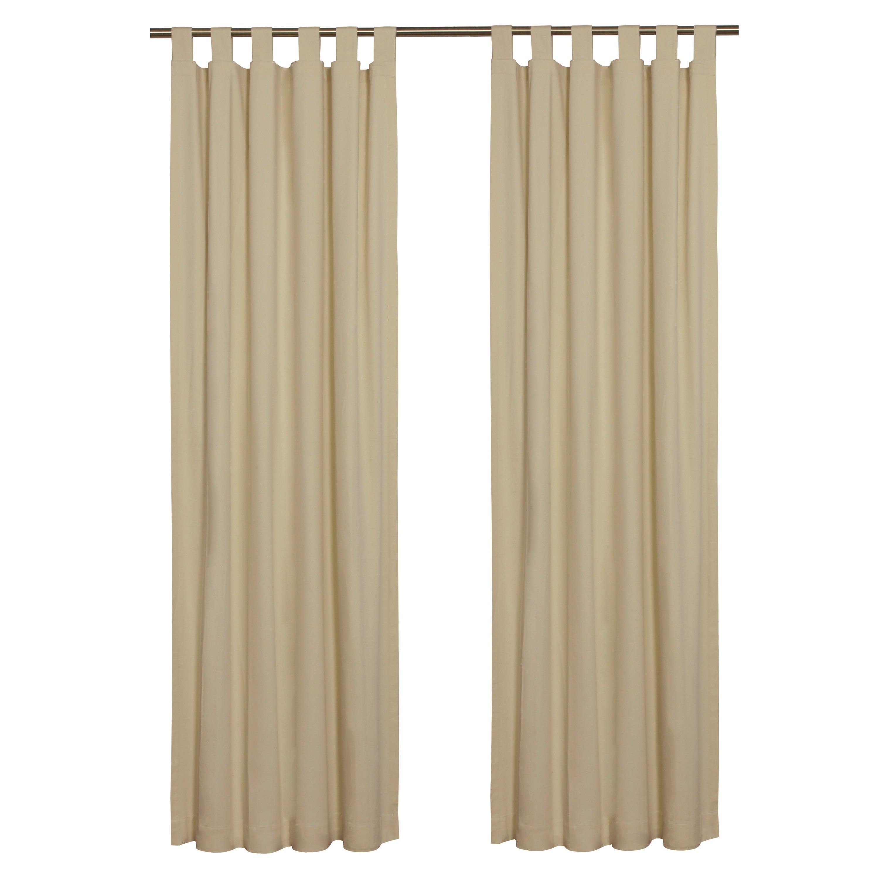 ThermaLogic Weathermate Insulated Cotton Tab Top Curtain Panel - Pair