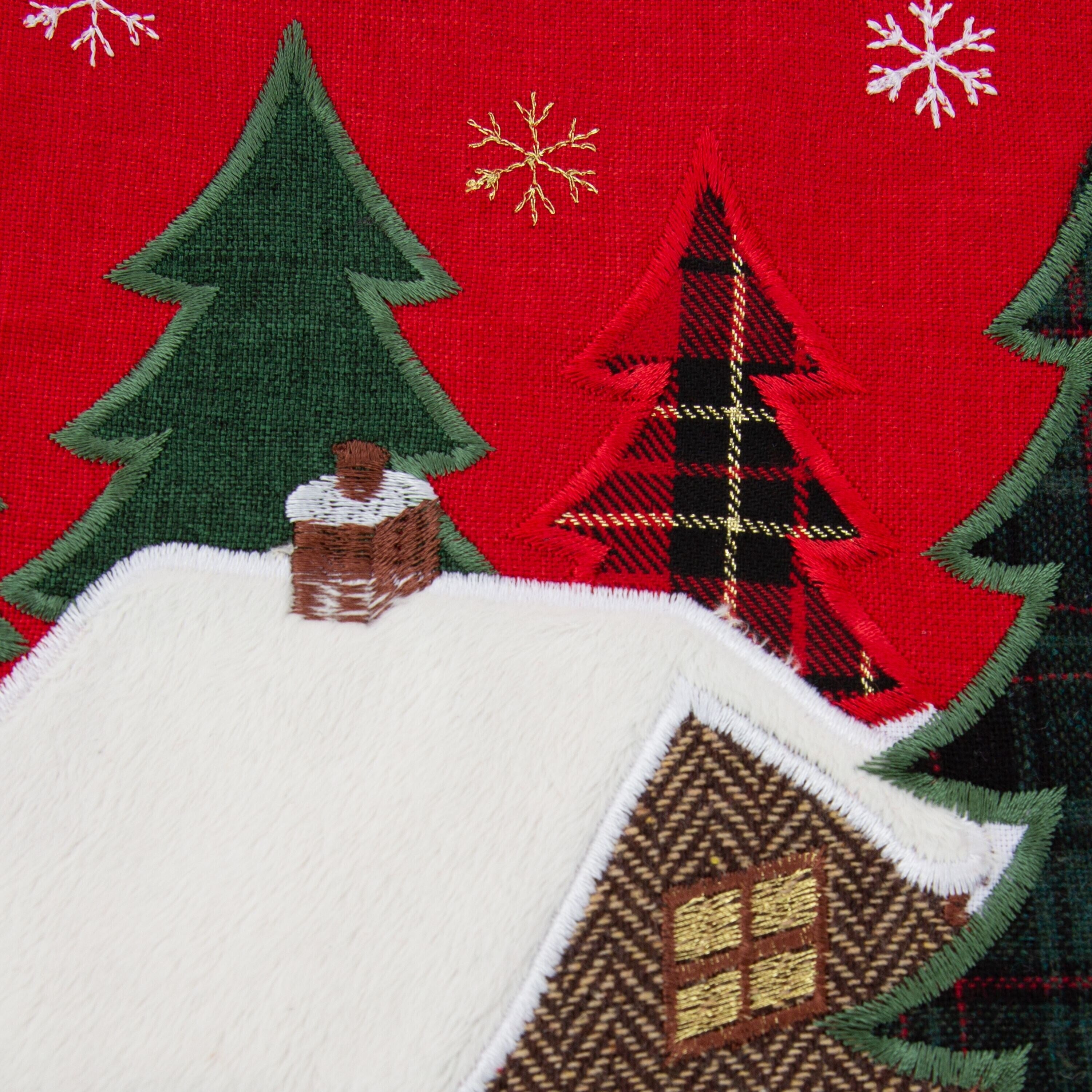 Christmas Cabin 11.5x18.5-inch Throw Pillow