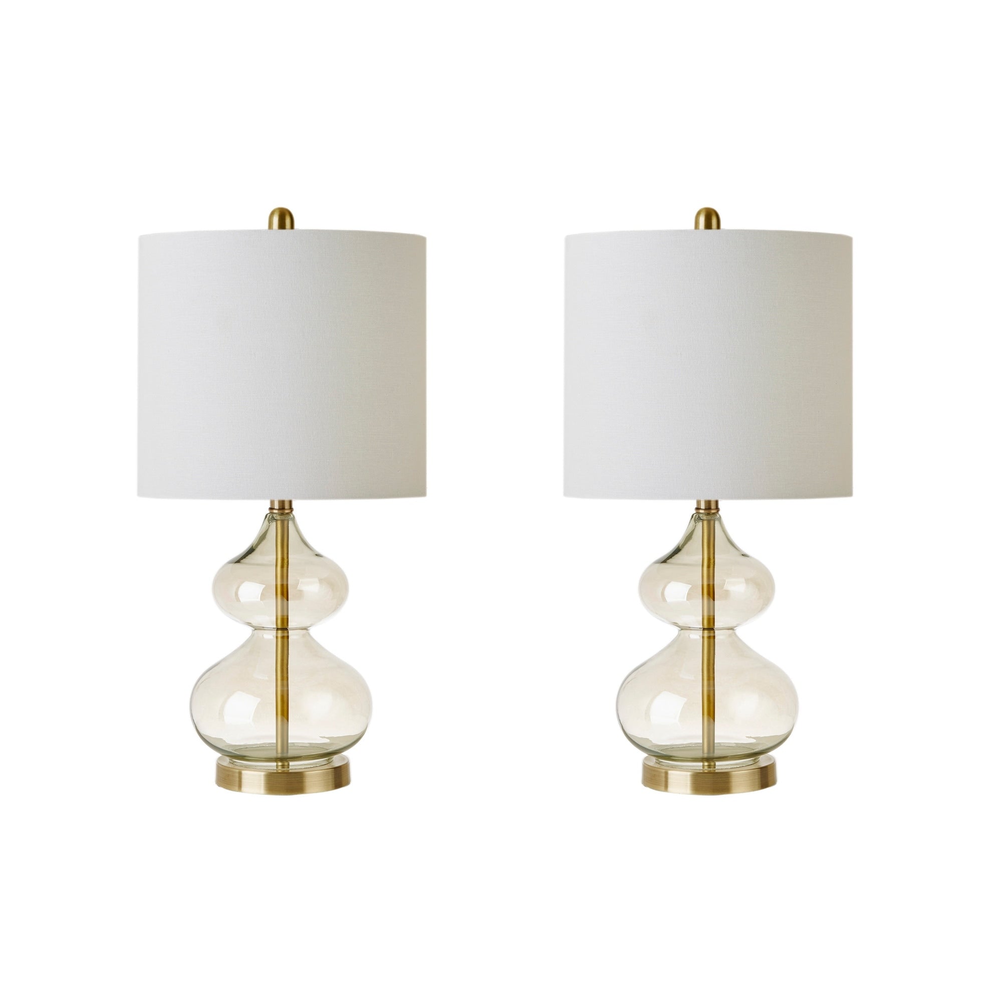 510 Design Ellipse Curved Glass Table Lamp (Set of 2)