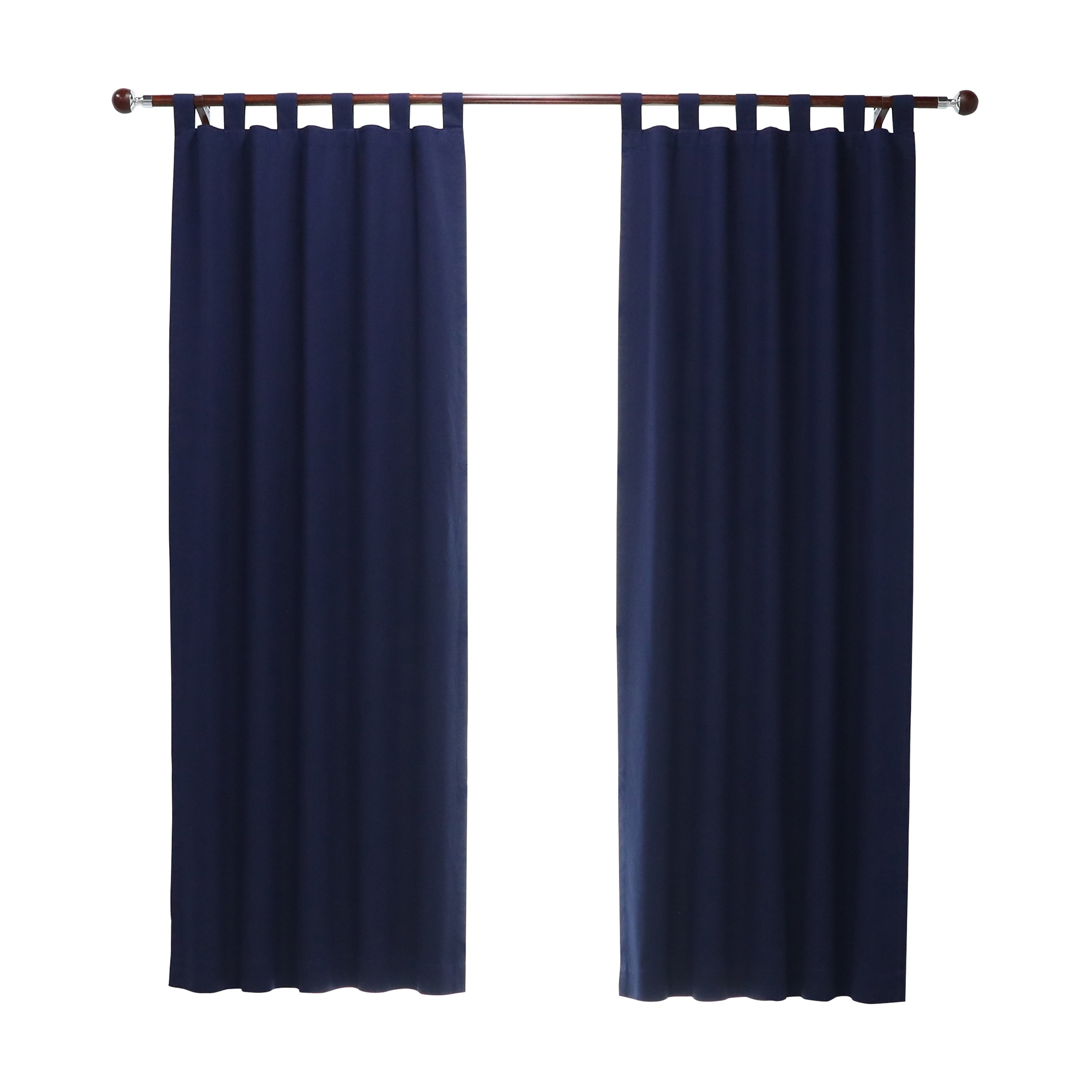 ThermaLogic Weathermate Insulated Cotton Tab Top Curtain Panel - Pair