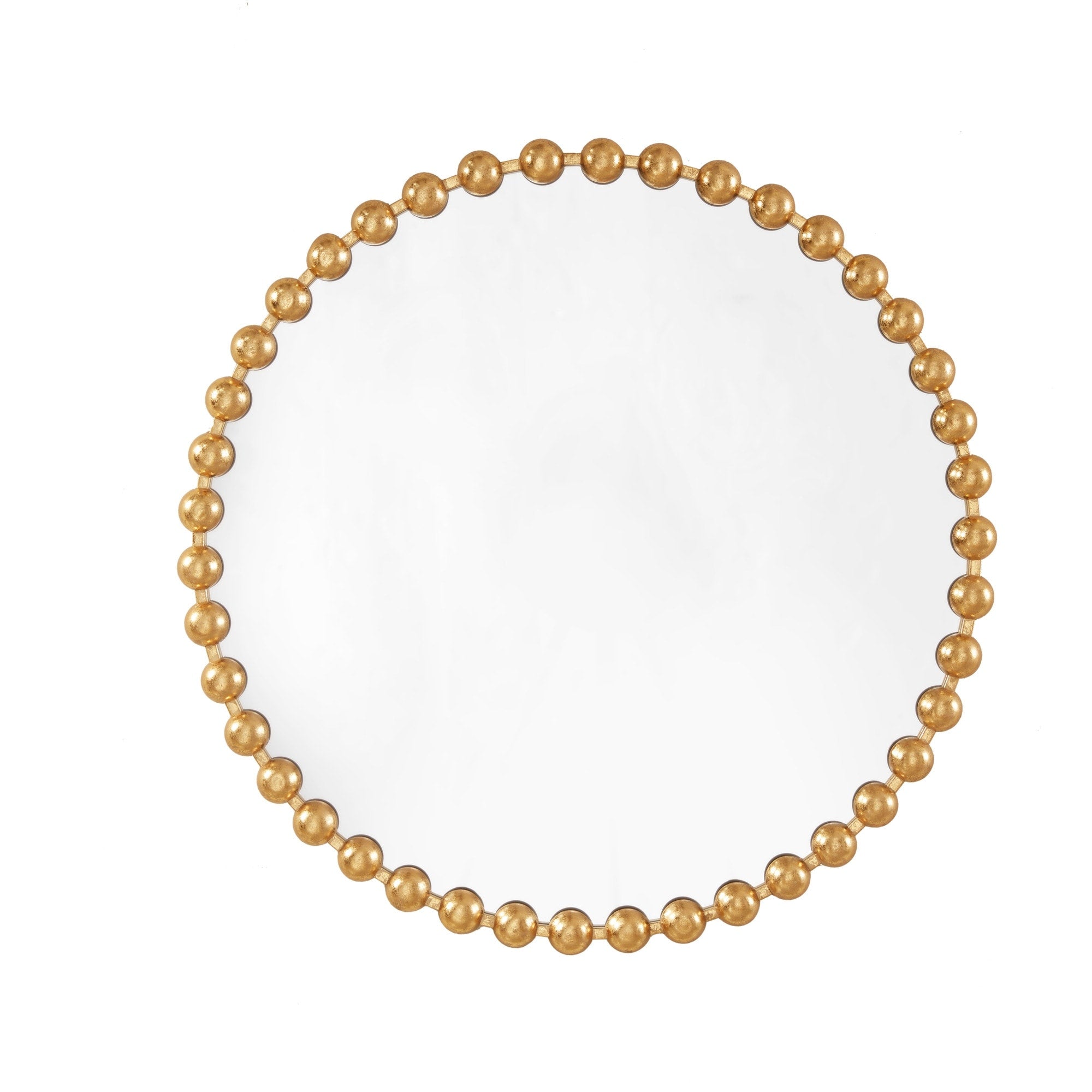 Madison Park Signature Marlowe Beaded Round Wall Mirror