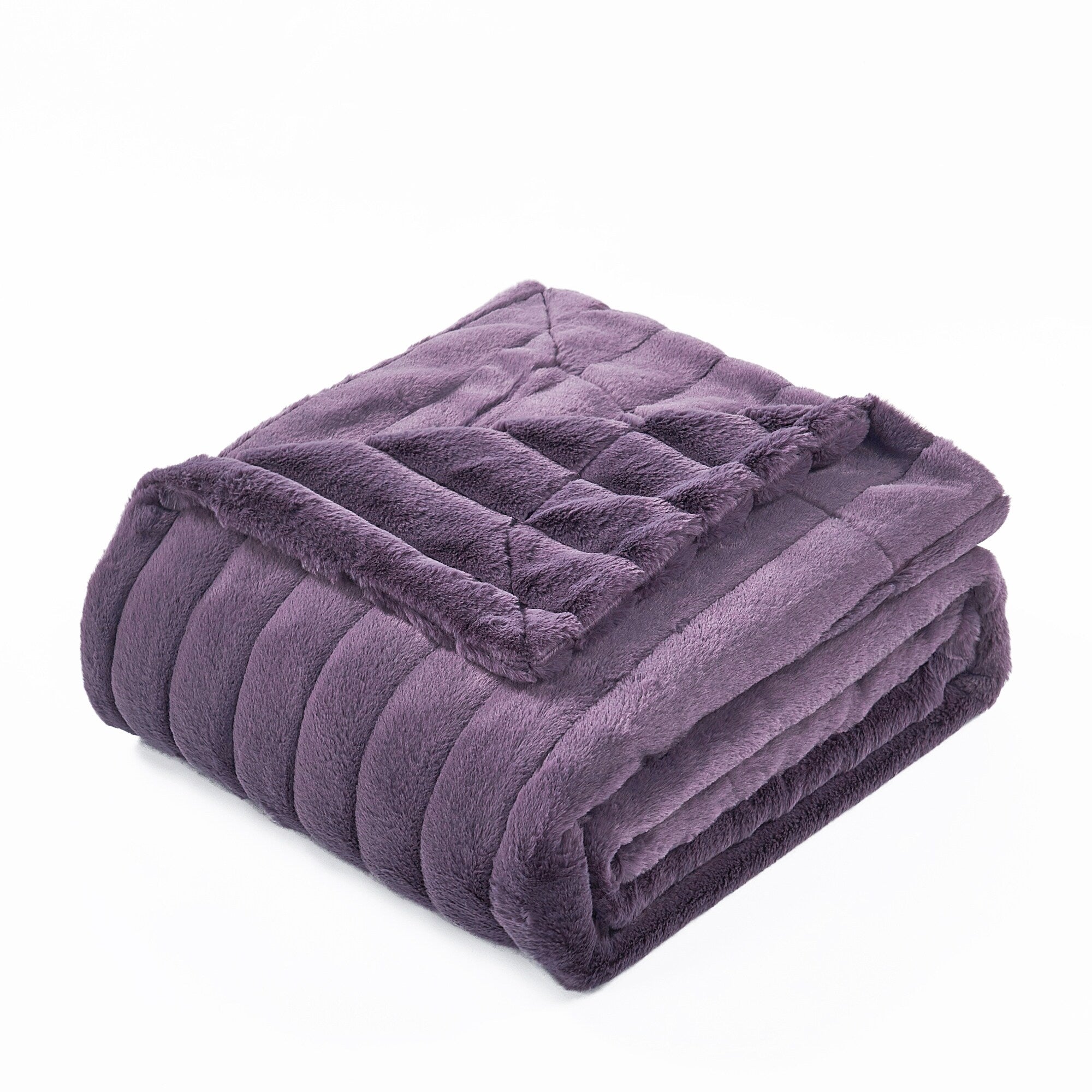 Solid Color SuperMink FauxFur Throw