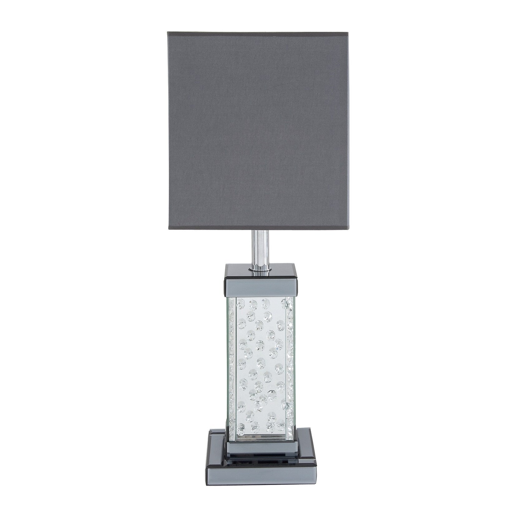 Grey Glass Glam Table Lamp 31 x 11 x 11 - 11 x 31