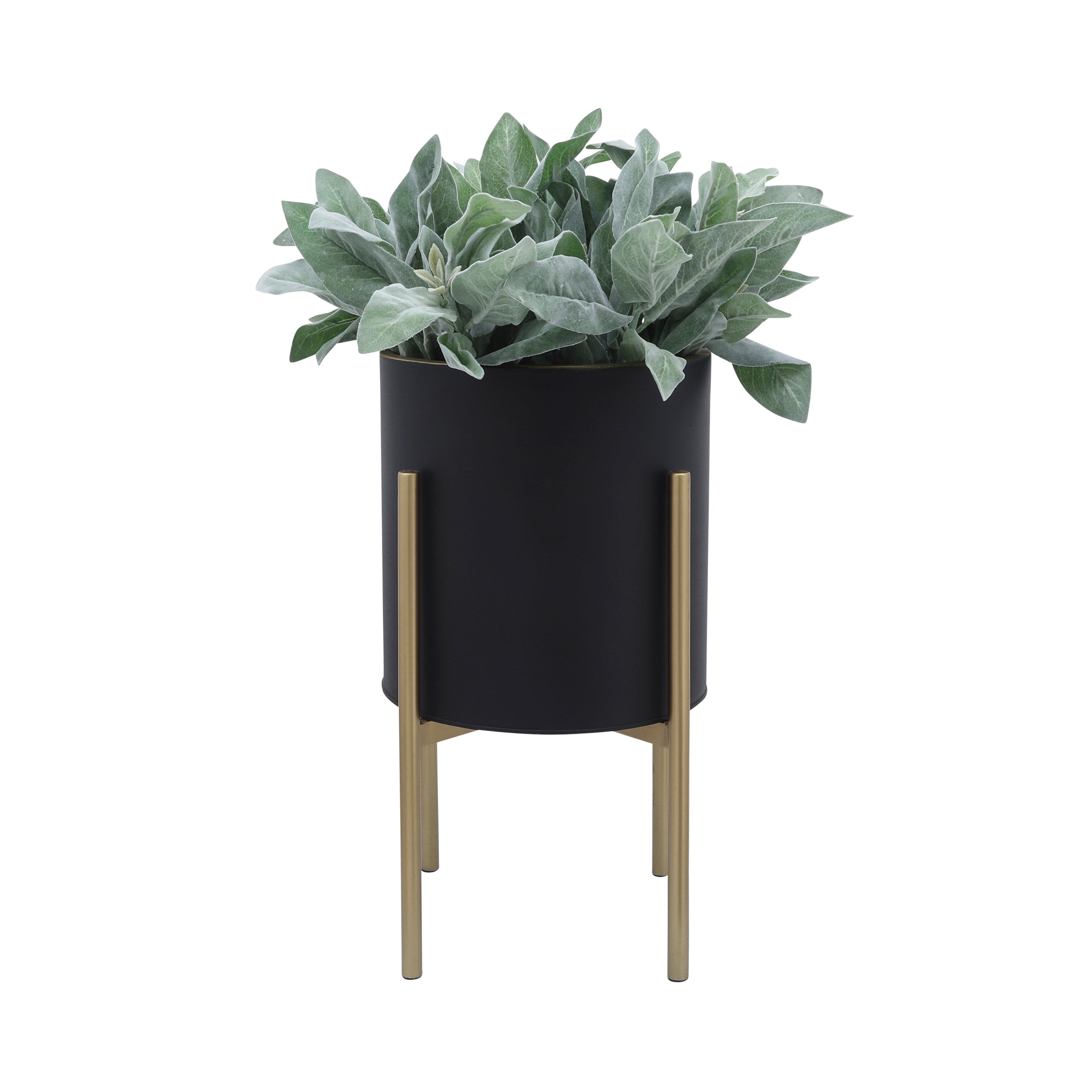 Sagebrook Home Chic Modern Planter Set of 2 - A Statement Piece for Indoor or Outdoor Greenery, Ideal for Contemporary Spaces