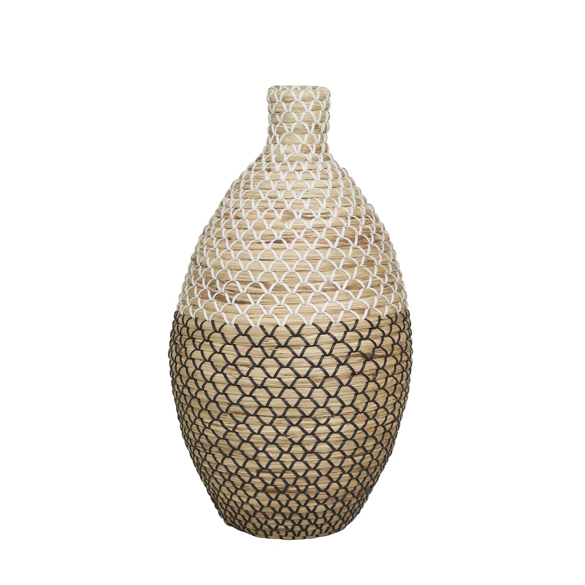 Seagrass Handmade Woven Decorative Vase - Brown - The Novogratz