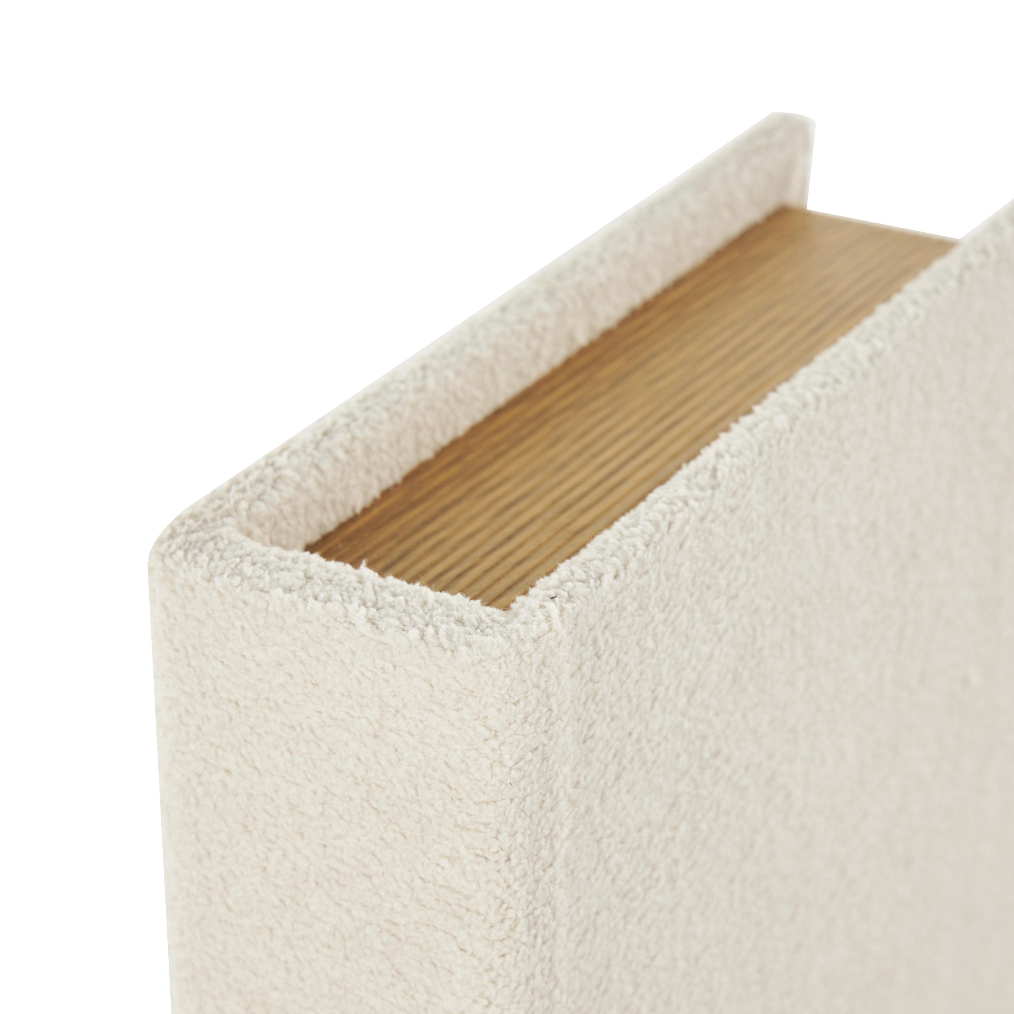Linen Leather or Wooden Fabric Storage Book Decorative Box - Set of 3 or 4 Multi Colored - Roche River Decor