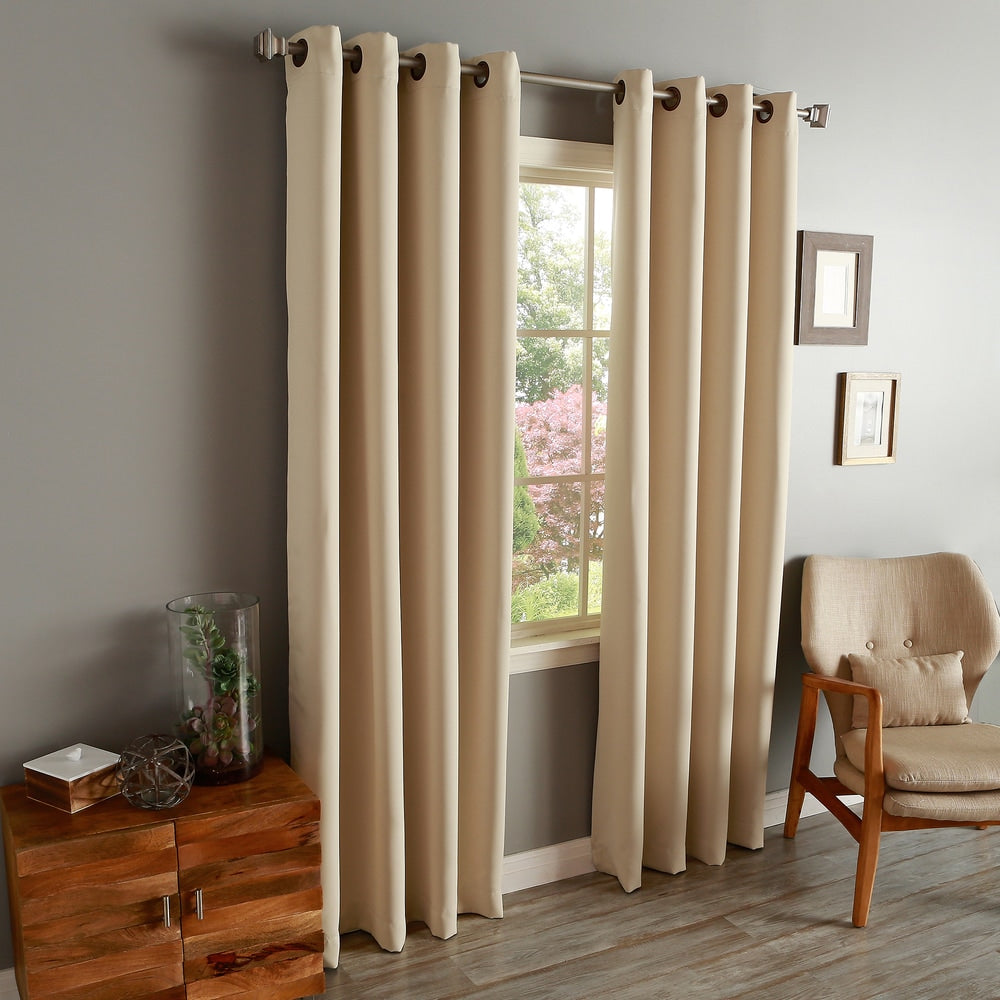 Aurora Home Thermal Insulated Blackout Curtain Panel Pair - 52w x 90l