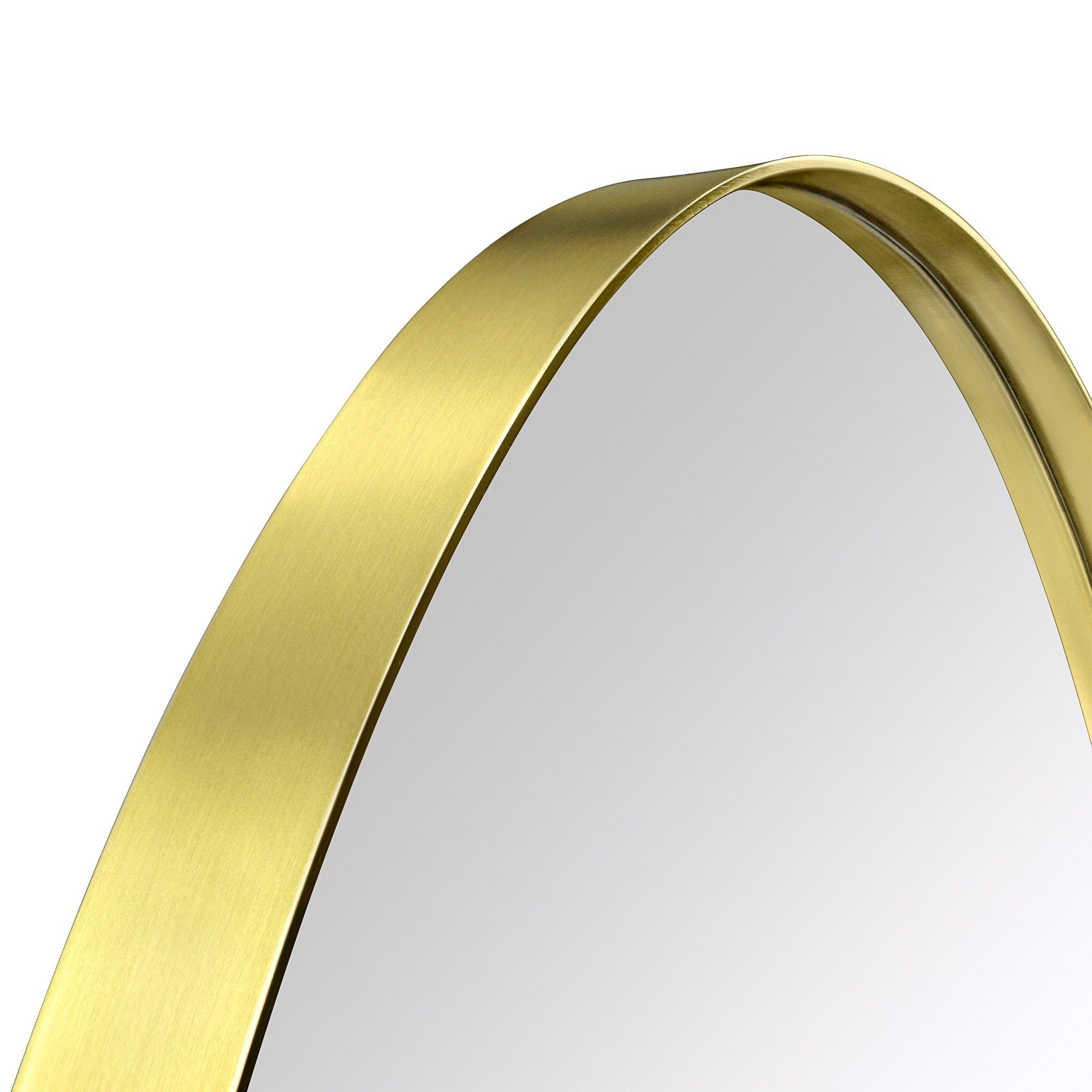 TEHOME Javell Oval Metal Wall Mirror